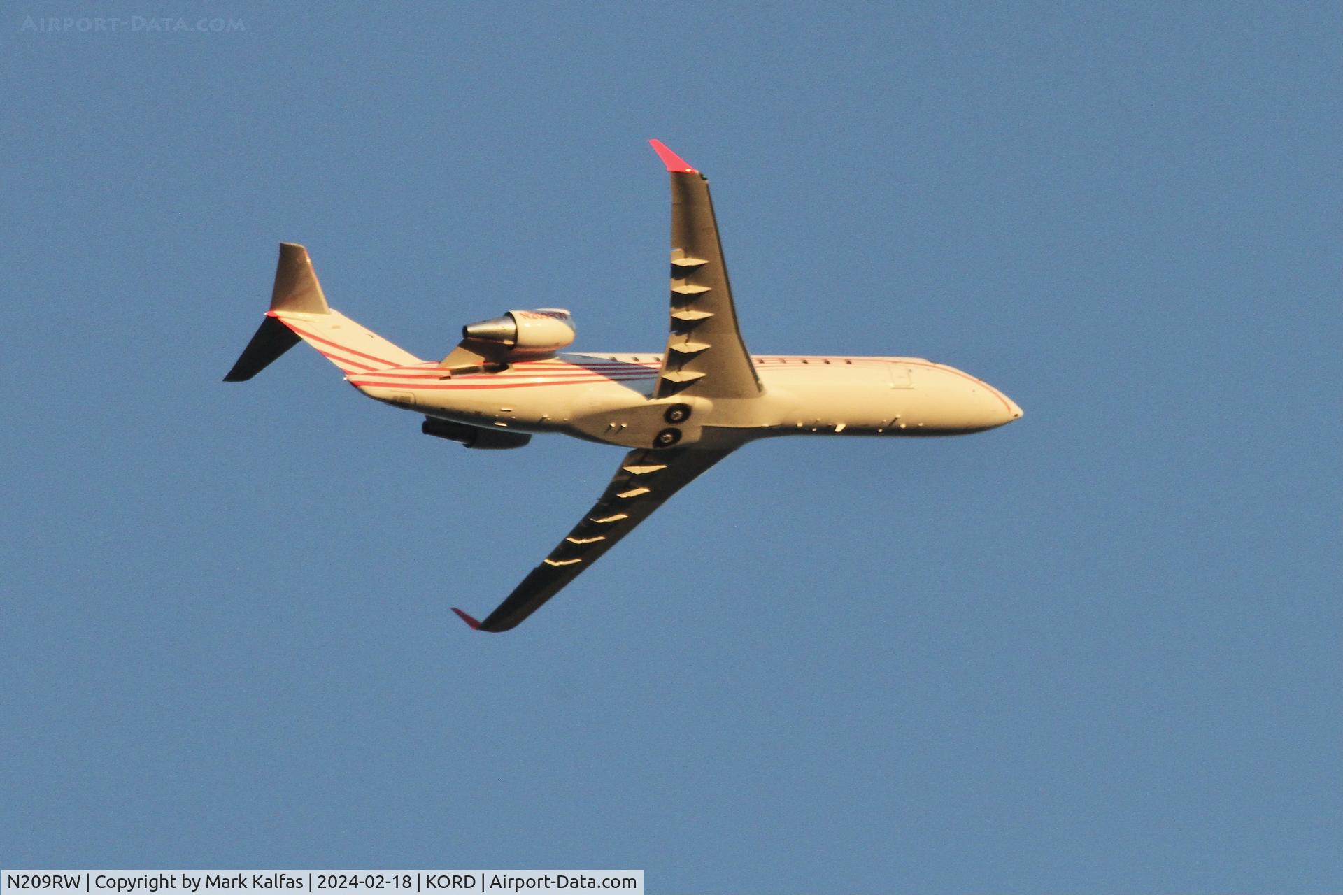 N209RW, 2003 Canadair CRJ-200ER (CL-600-2B19) C/N 7864, CRJ2 Contour Airlines Corporate Flight Management BOMBARDIER INC CL-600-2B19 NN209RW VTE3096 KORD-OWB