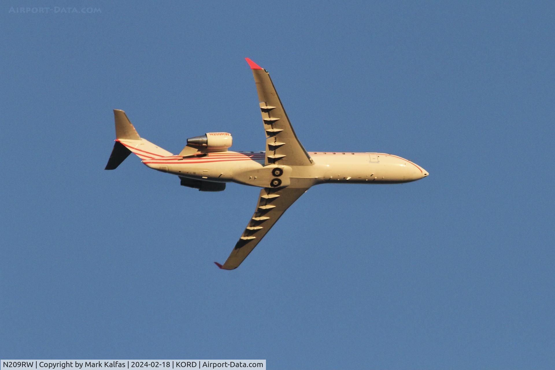 N209RW, 2003 Canadair CRJ-200ER (CL-600-2B19) C/N 7864, CRJ2 Contour Airlines Corporate Flight Management BOMBARDIER INC CL-600-2B19 NN209RW VTE3096 KORD-OWB