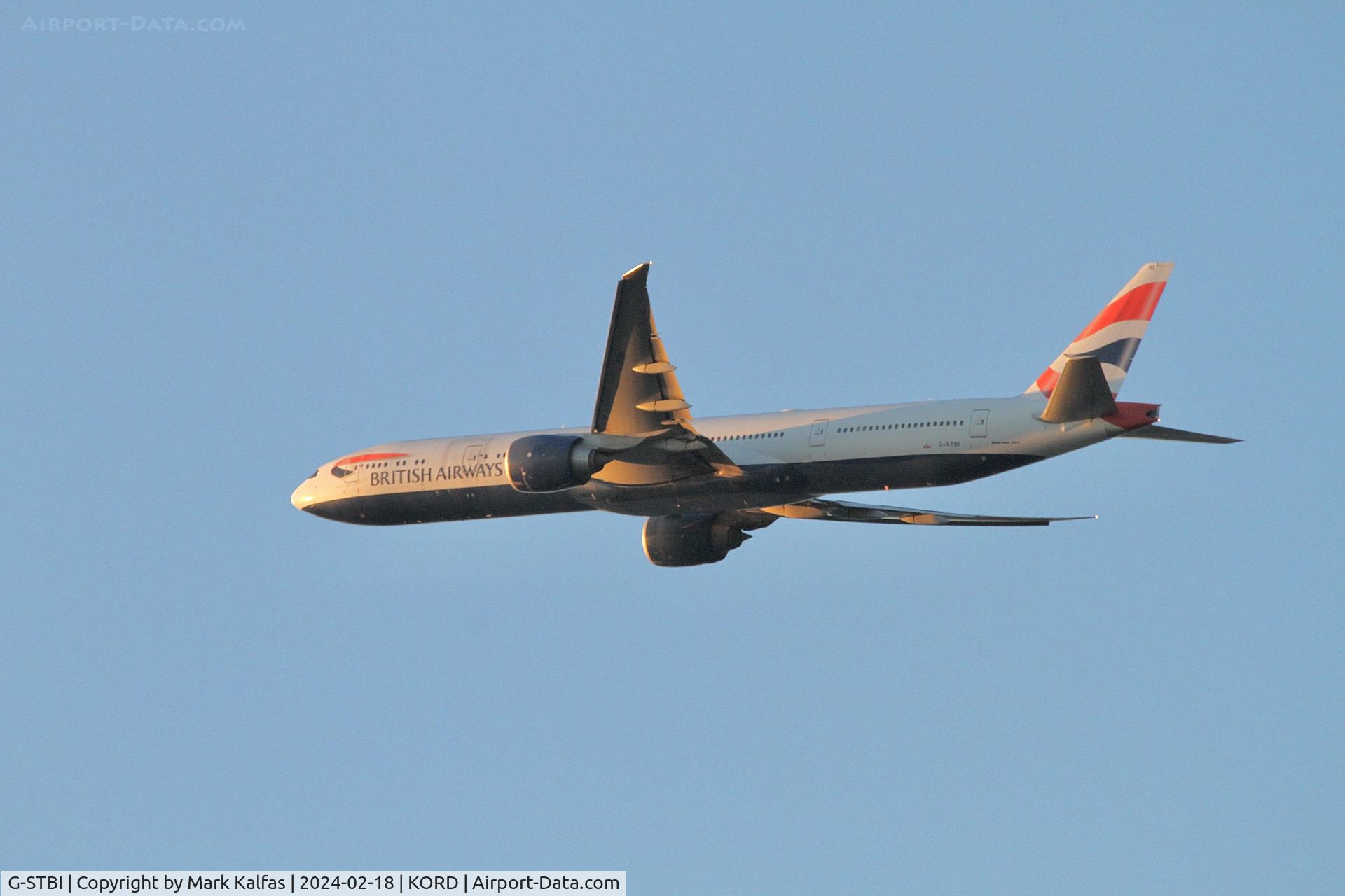 G-STBI, 2013 Boeing 777-336/ER C/N 43702, B77W British Airways Boeing 777-336(ER) G-STBI BAW294 KORD-EGLL