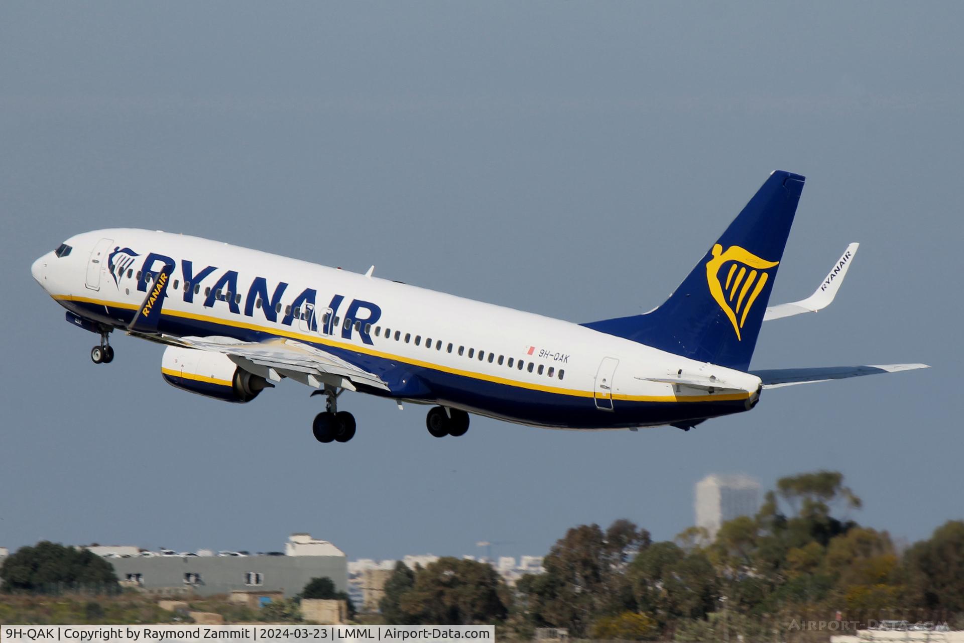 9H-QAK, 2017 Boeing 737-8AS C/N 44793, B737-800 9H-QAK Malta Air