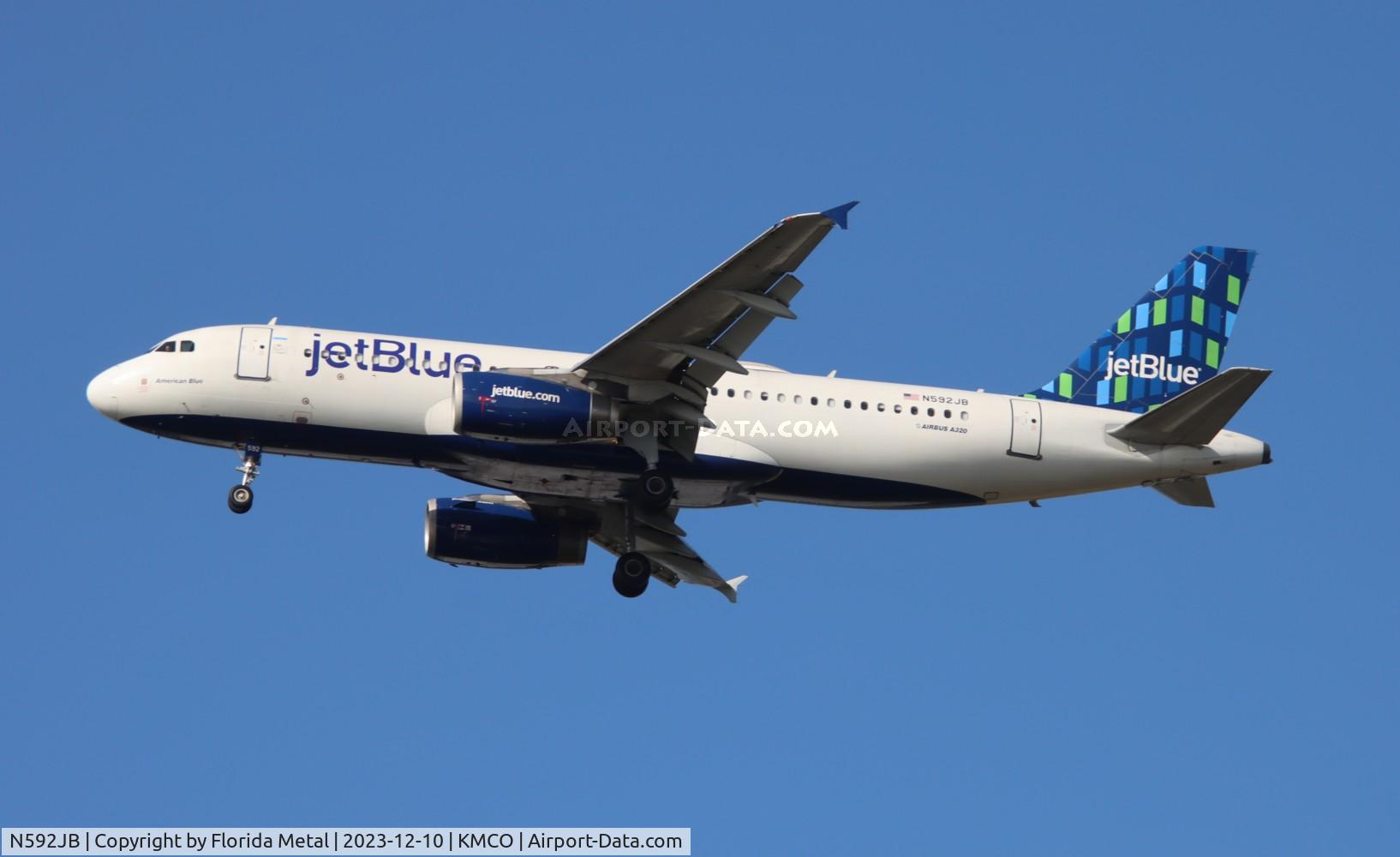 N592JB, 2004 Airbus A320-232 C/N 2259, JBU A320 zx HPN-MCO