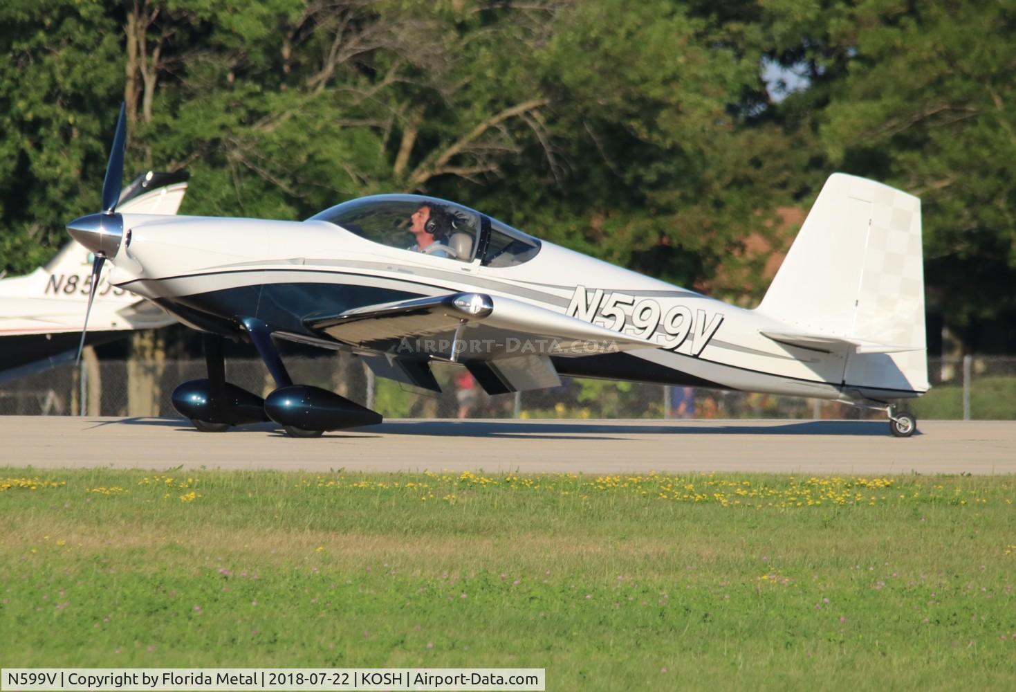 N599V, 2015 Vans RV-7 C/N 71480, RV-7 zx