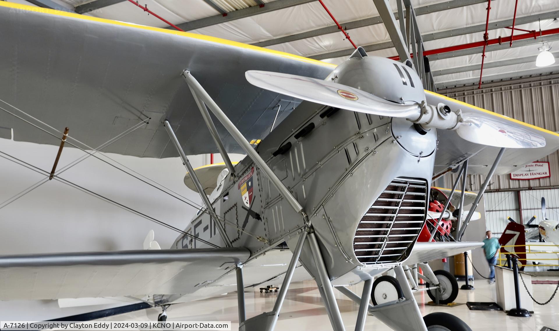 A-7126, Boeing FB-5 C/N 832, Planes of Fame Chino airport 2024.