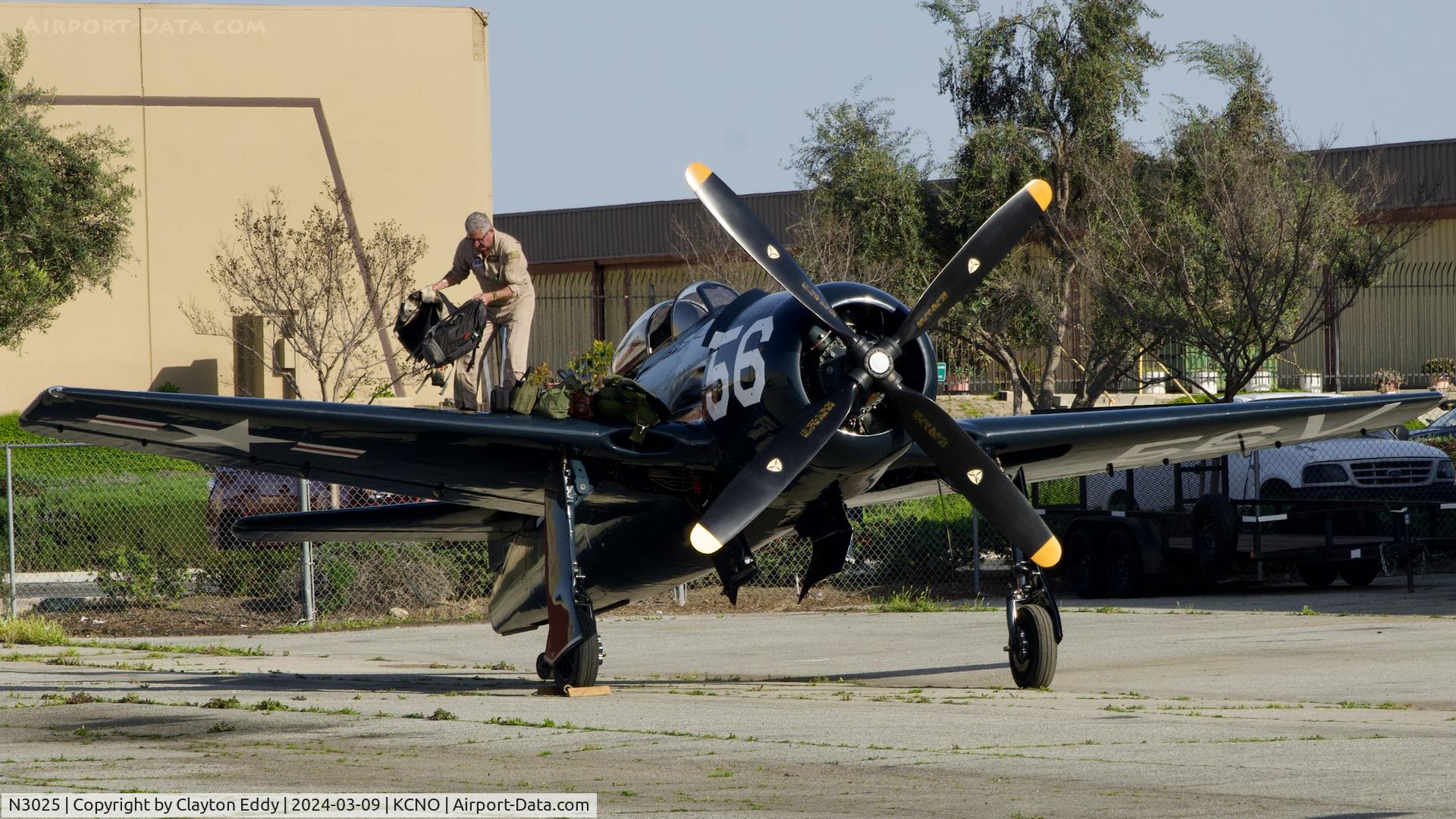 N3025, 1947 Grumman G-58A C/N 739A, Planes of Fame Chino airport 2024.