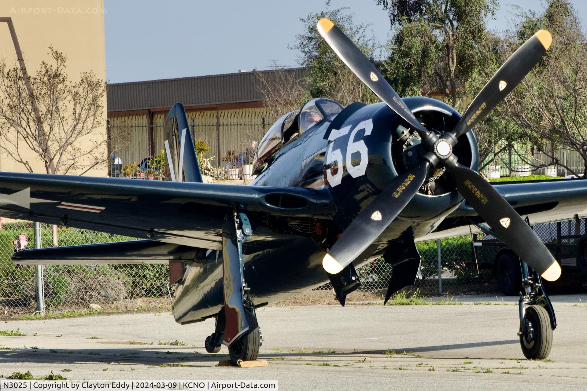 N3025, 1947 Grumman G-58A C/N 739A, Planes of Fame Chino airport 2024.