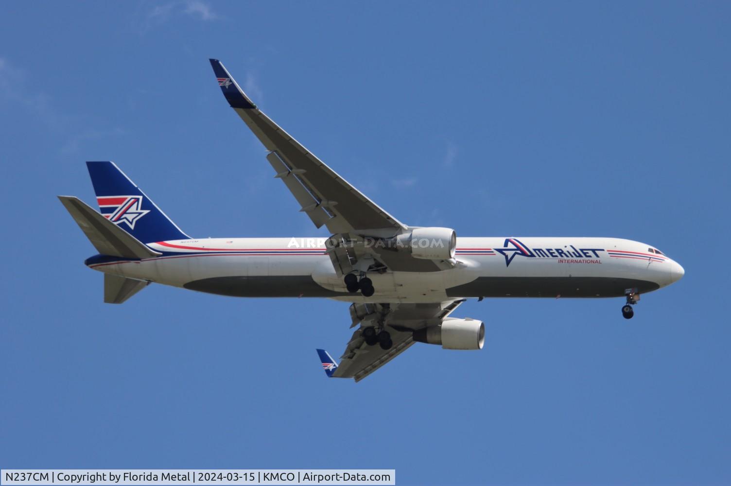N237CM, 1995 Boeing 767-333/ER C/N 25584, AJT 767-300 zx EWR-MCO