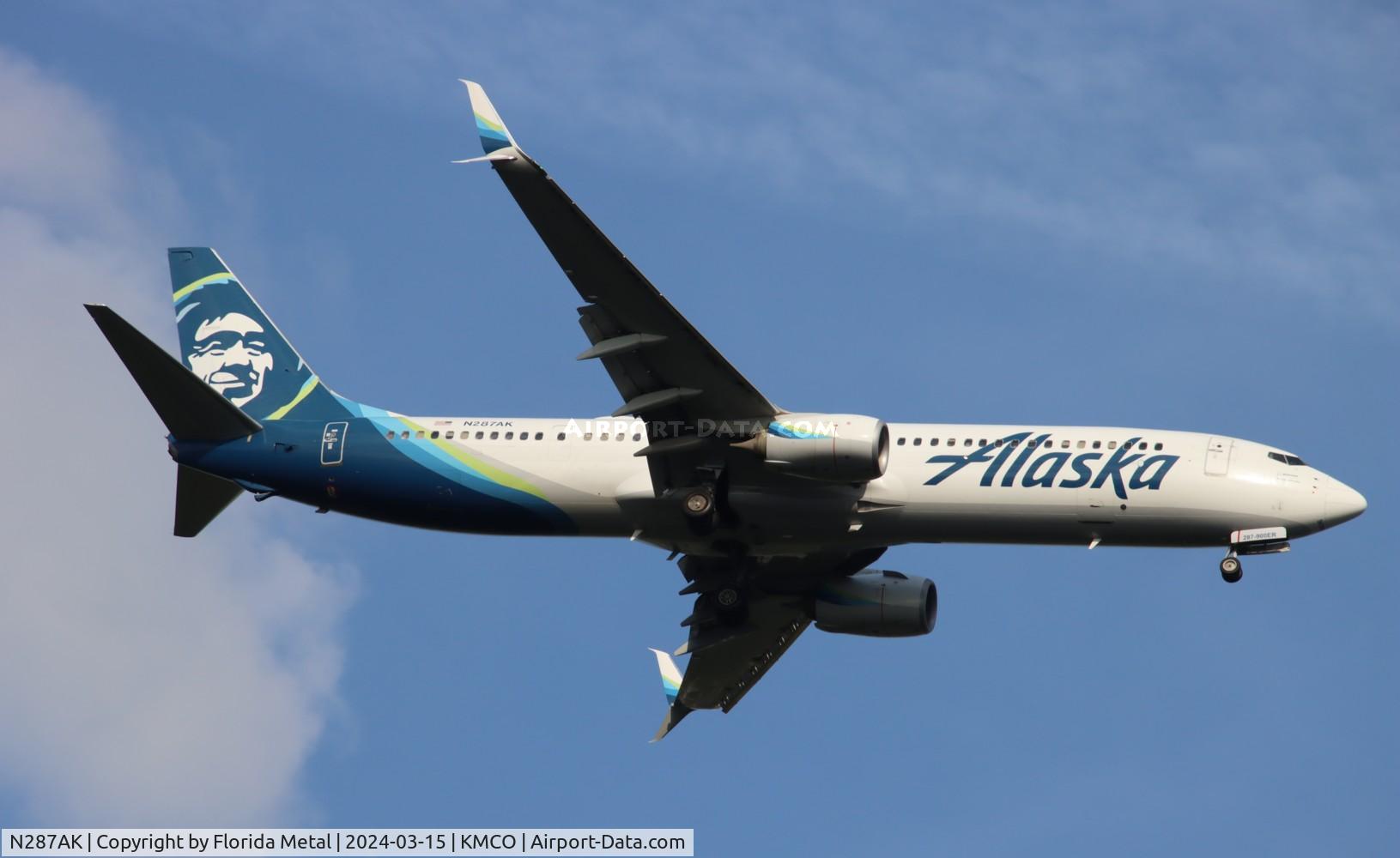 N287AK, 2018 Boeing 737-990ER C/N 36359, ASA 739 zx SEA-MCO