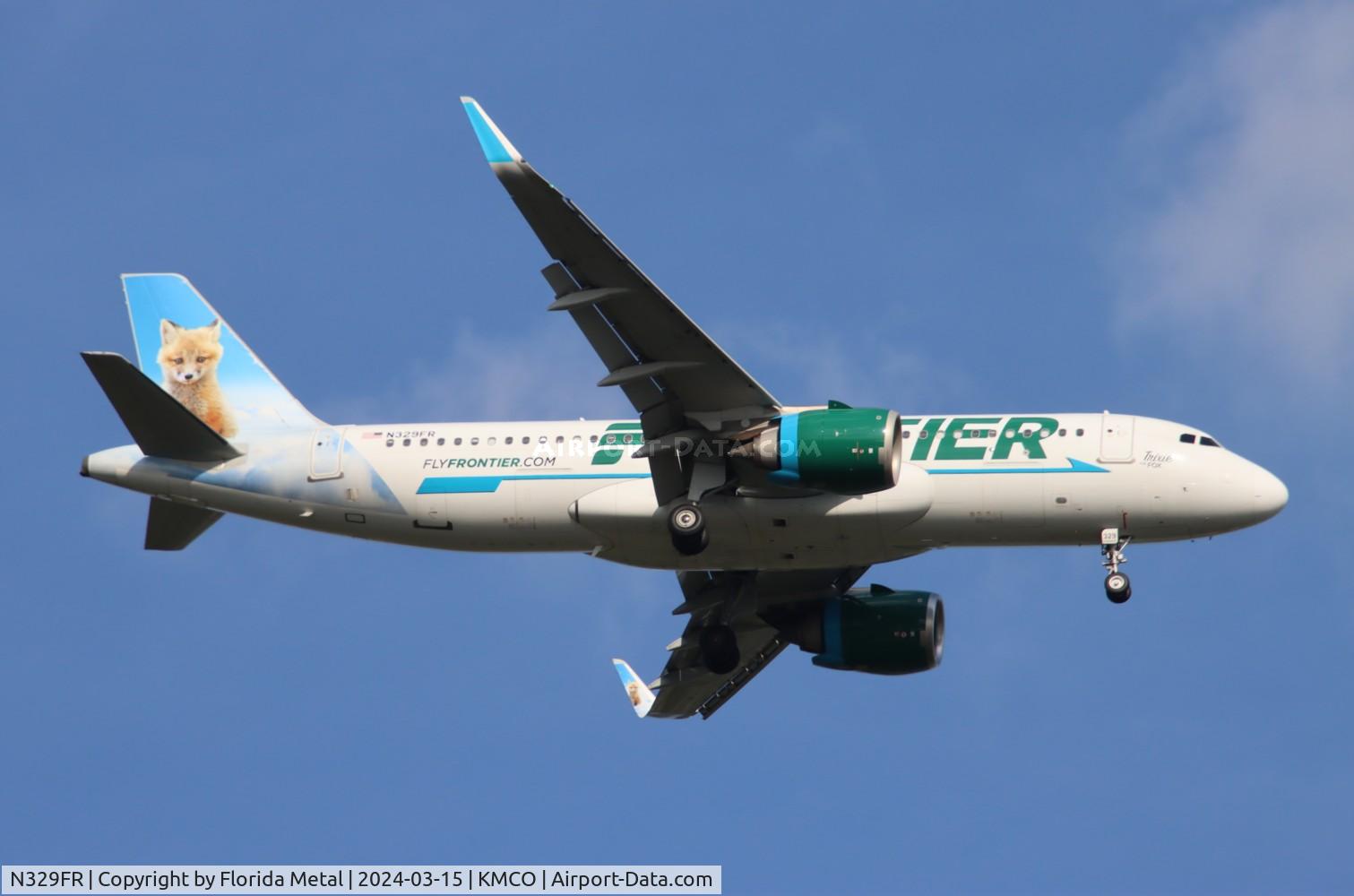 N329FR, 2018 Airbus A320-251N C/N 8135, FFT A32N Trixie zx DEN-MCO