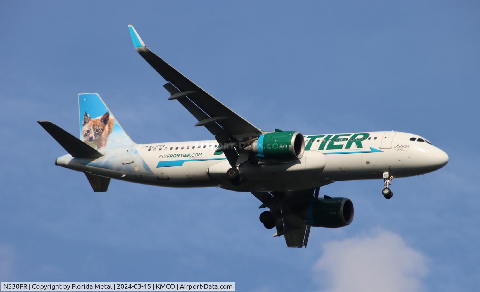 N330FR, 2018 Airbus A320-251N C/N 8219, FFT A32N Junior zx MEM-MCO