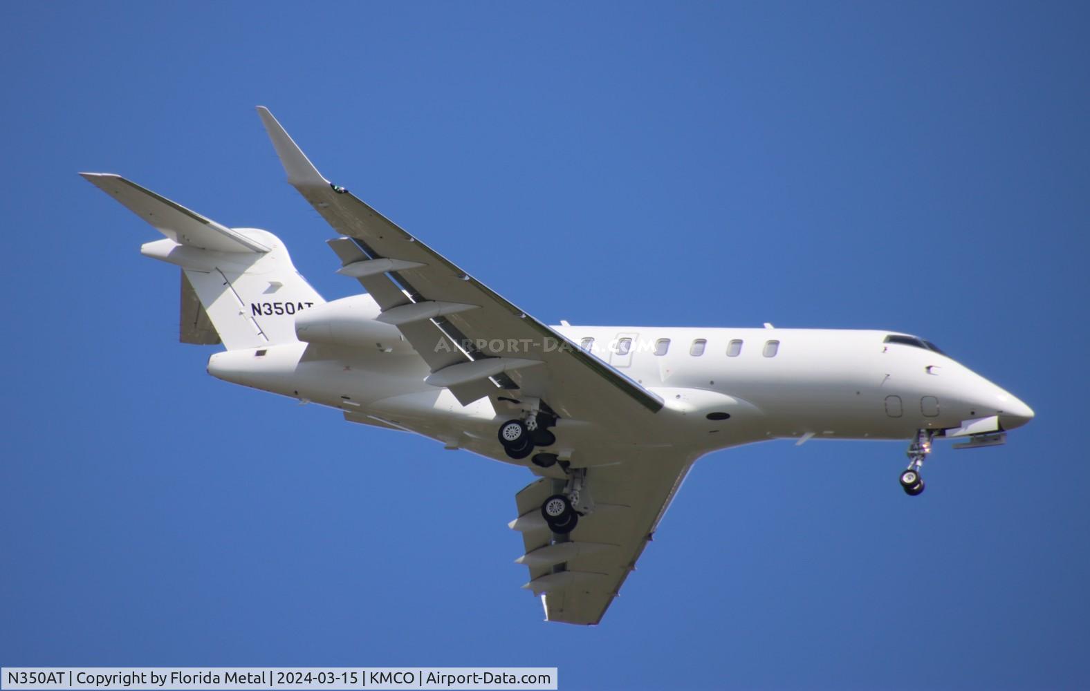 N350AT, 2018 Bombardier Challenger 350 (BD-100-1A10) C/N 20795, Challenger 350 zx