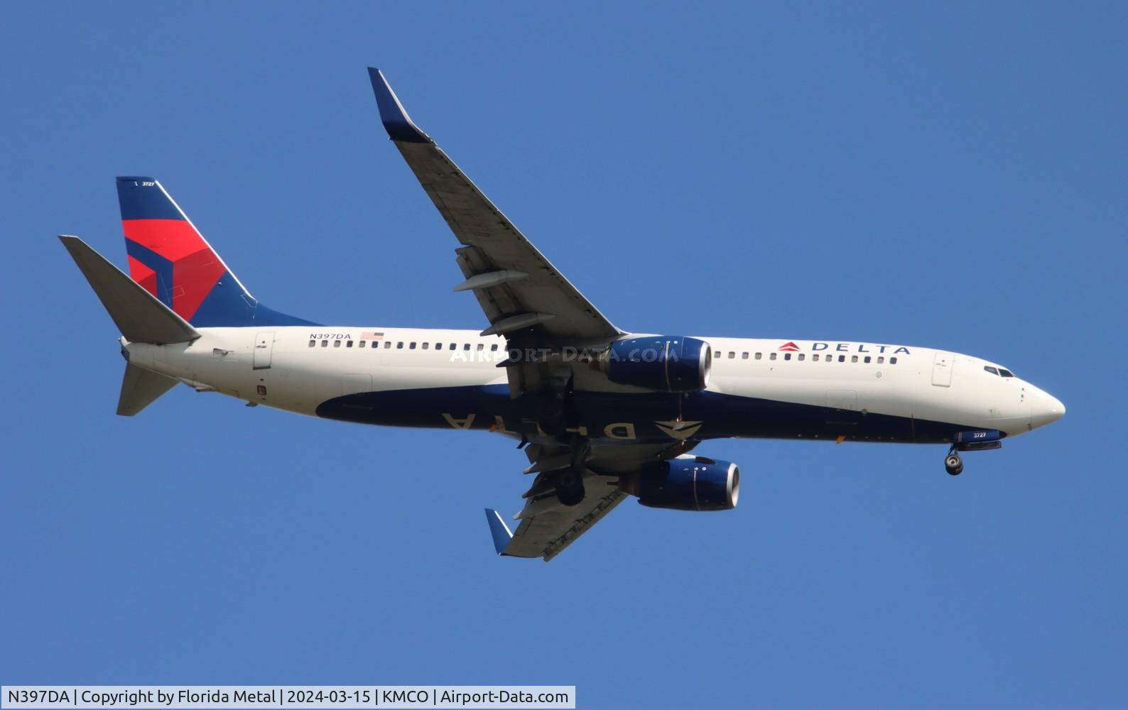 N397DA, 2000 Boeing 737-832 C/N 30537, DAL 738 zx CVG-MCO