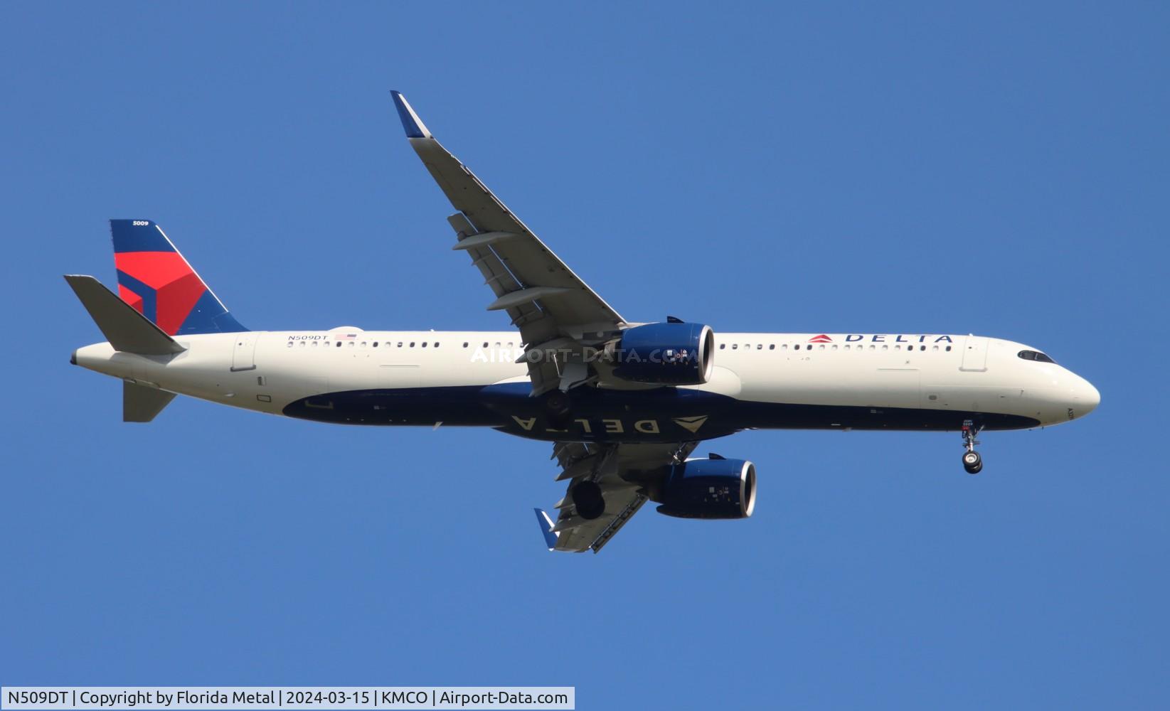N509DT, 2022 Airbus A321-271NX C/N 10958, DAL A321N zx SLC-MCO