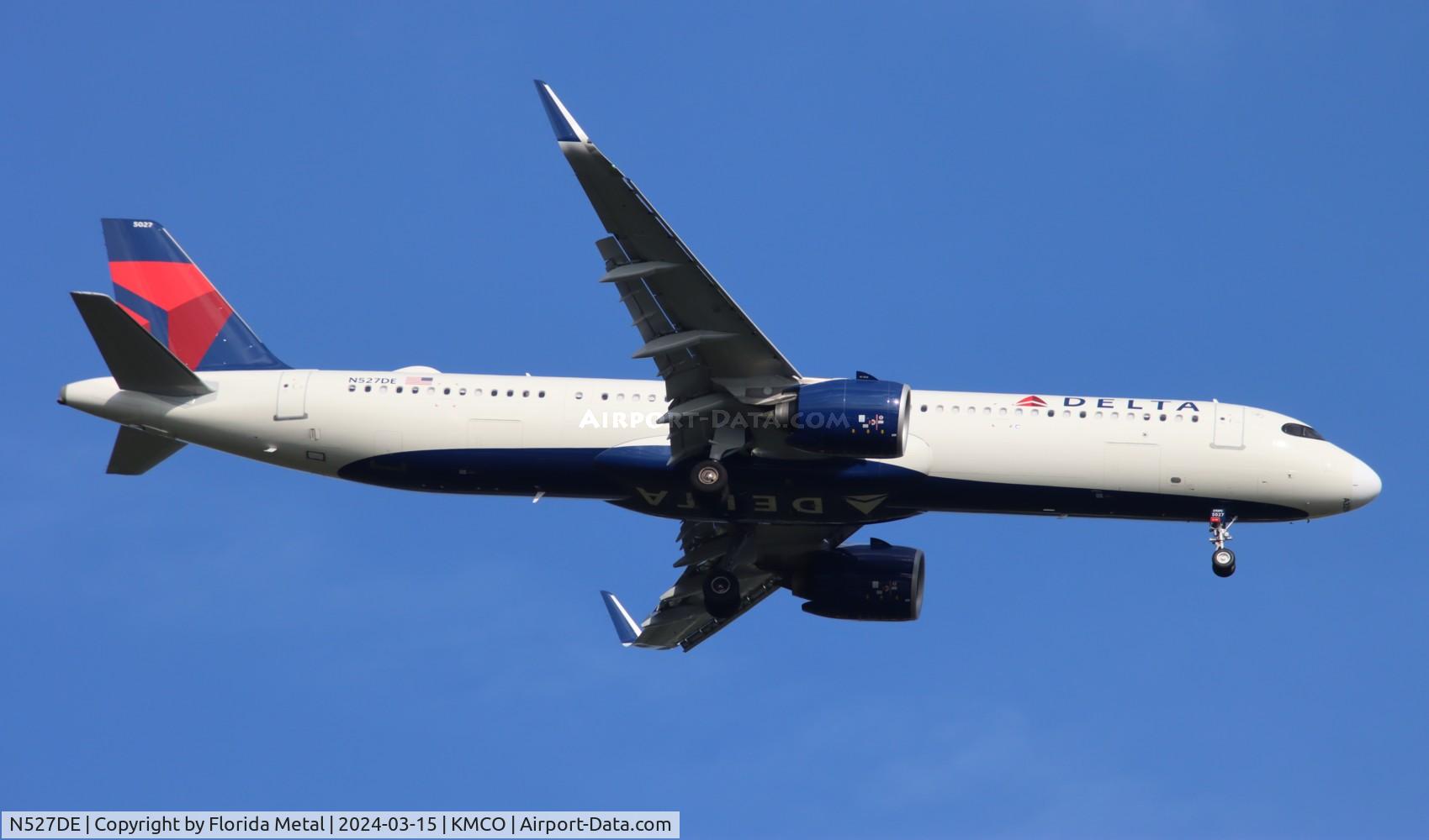 N527DE, 2023 Airbus A321-271NX C/N 11272, DAL A321N zx SLC-MCO