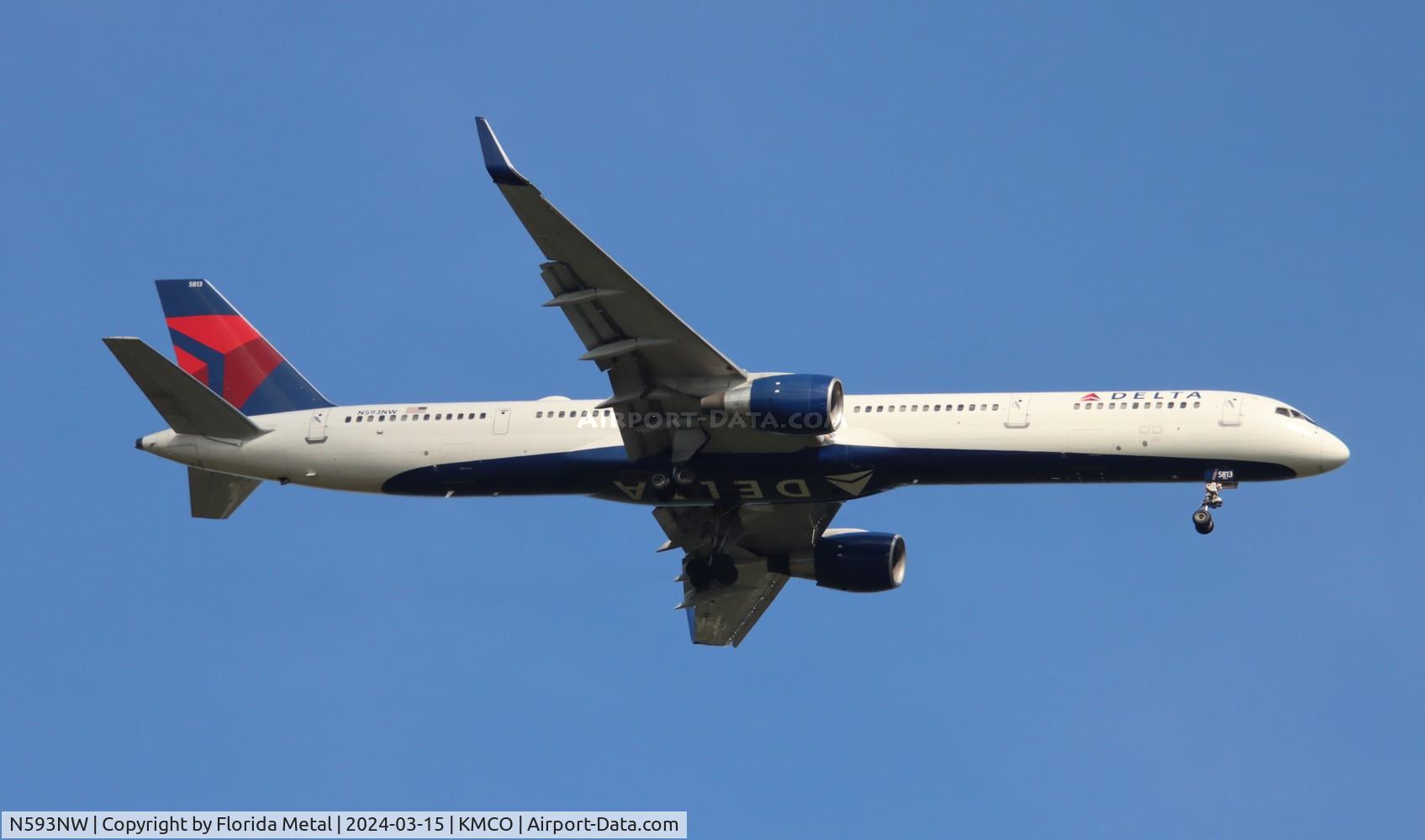 N593NW, 2003 Boeing 757-351 C/N 32993, DAL 753 zx MSP-MCO