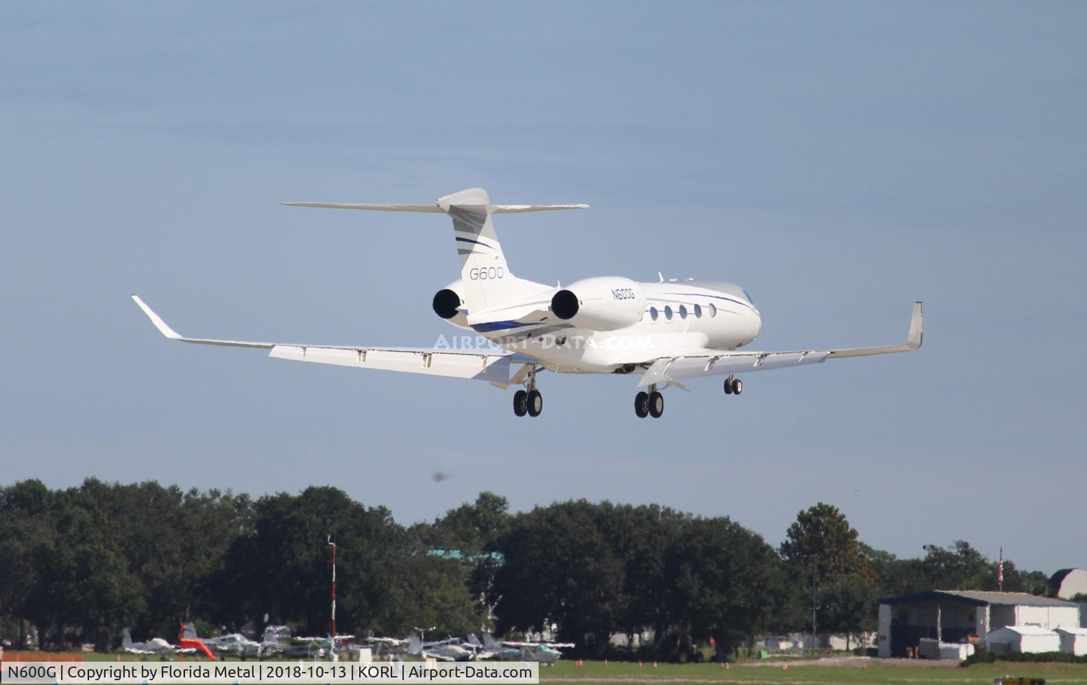 N600G, 2016 Gulfstream Aerospace GVII-G600 C/N 73005, G600 zx SAV-ORL