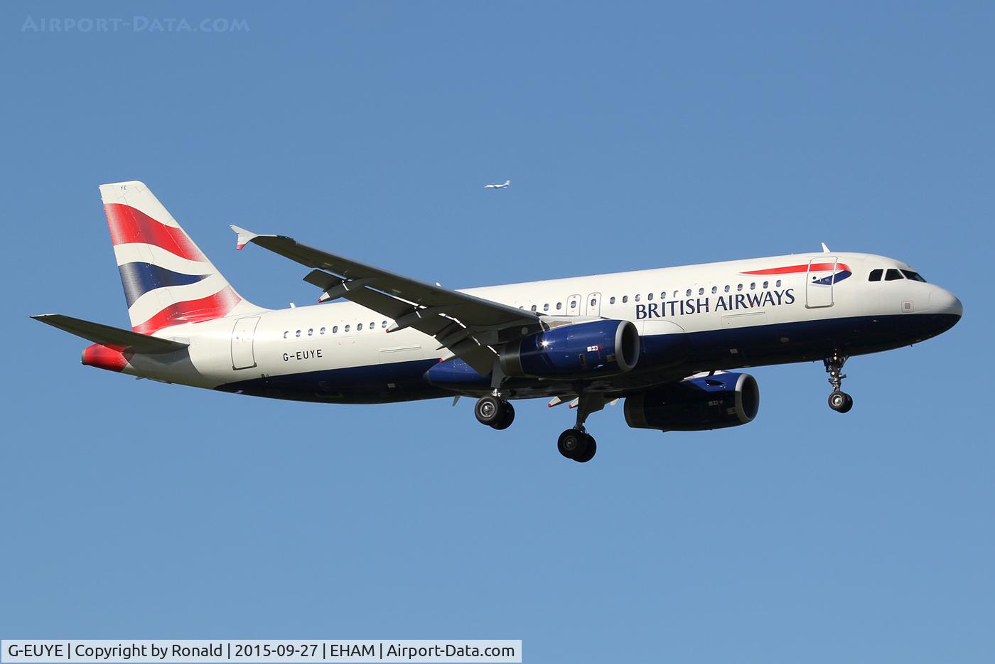 G-EUYE, 2009 Airbus A320-232 C/N 3912, at spl
