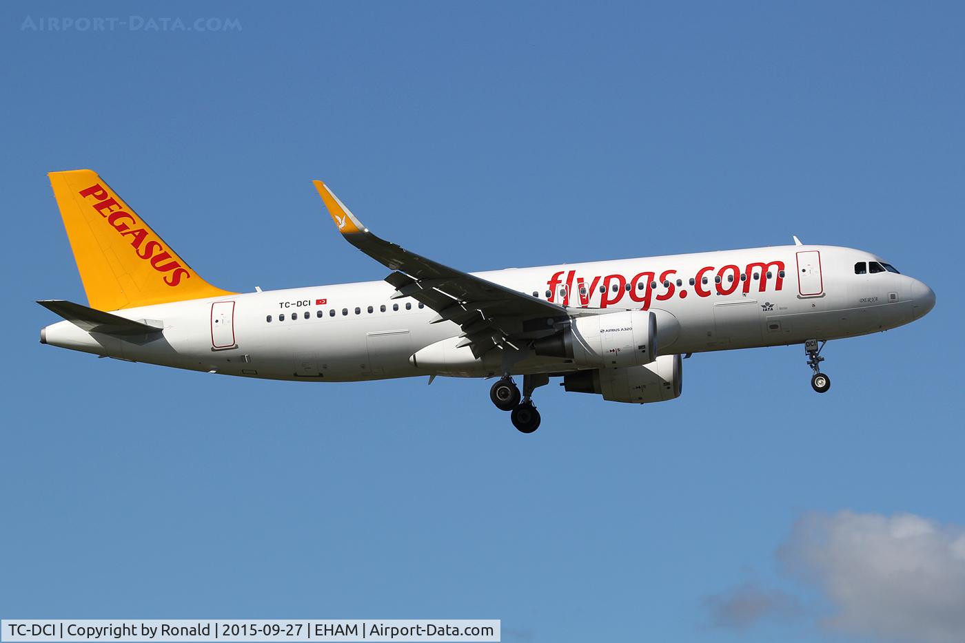 TC-DCI, 2015 Airbus A320-216 C/N 6666, at spl