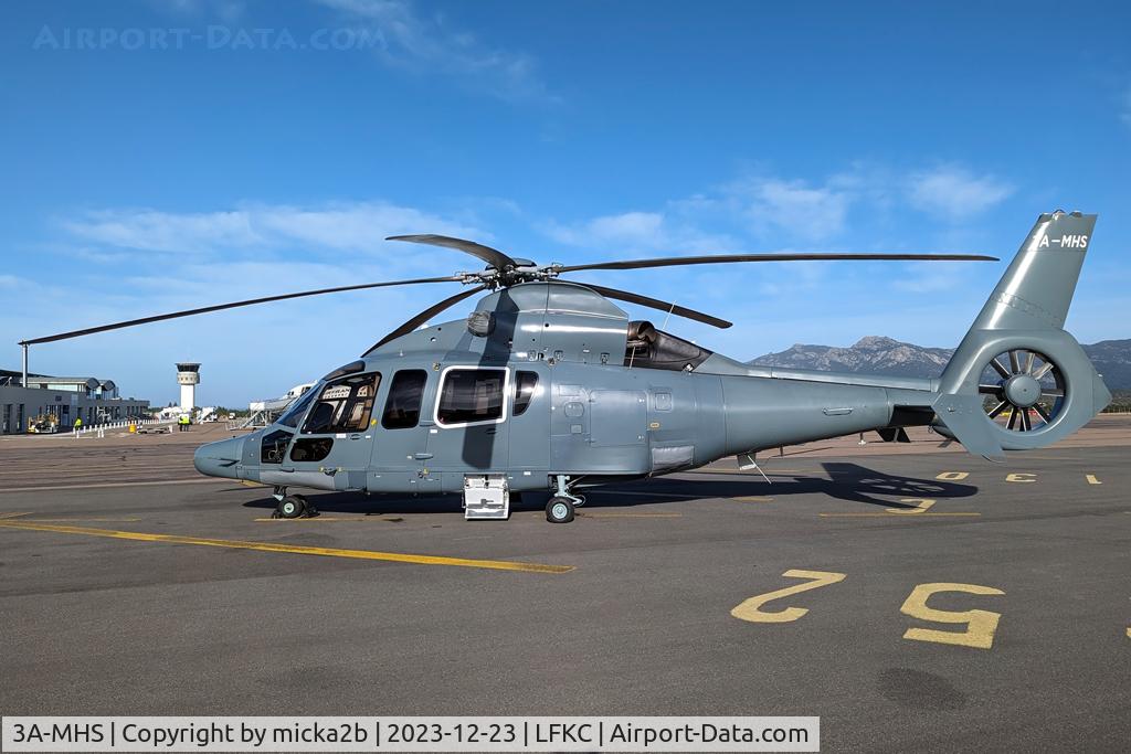 3A-MHS, Eurocopter EC-155B-1 C/N 6988, Parked