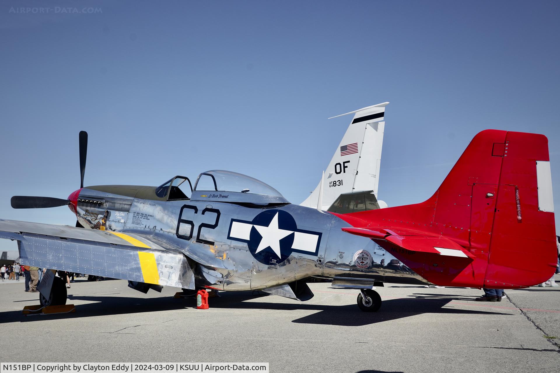 N151BP, 1944 North American P-51D Mustang C/N 122-41448, Planes of Fame Chino California 2024.