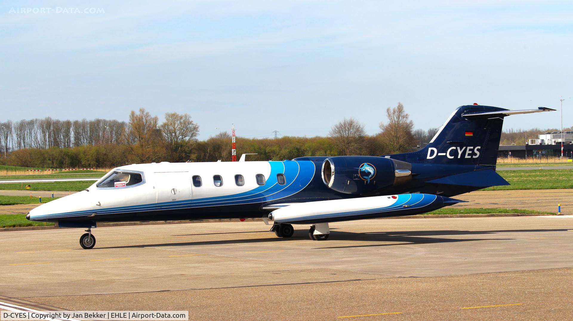 D-CYES, 1983 Learjet 35A C/N 35-501, Lelystad Airport. Ambulance flight from Lanzarote