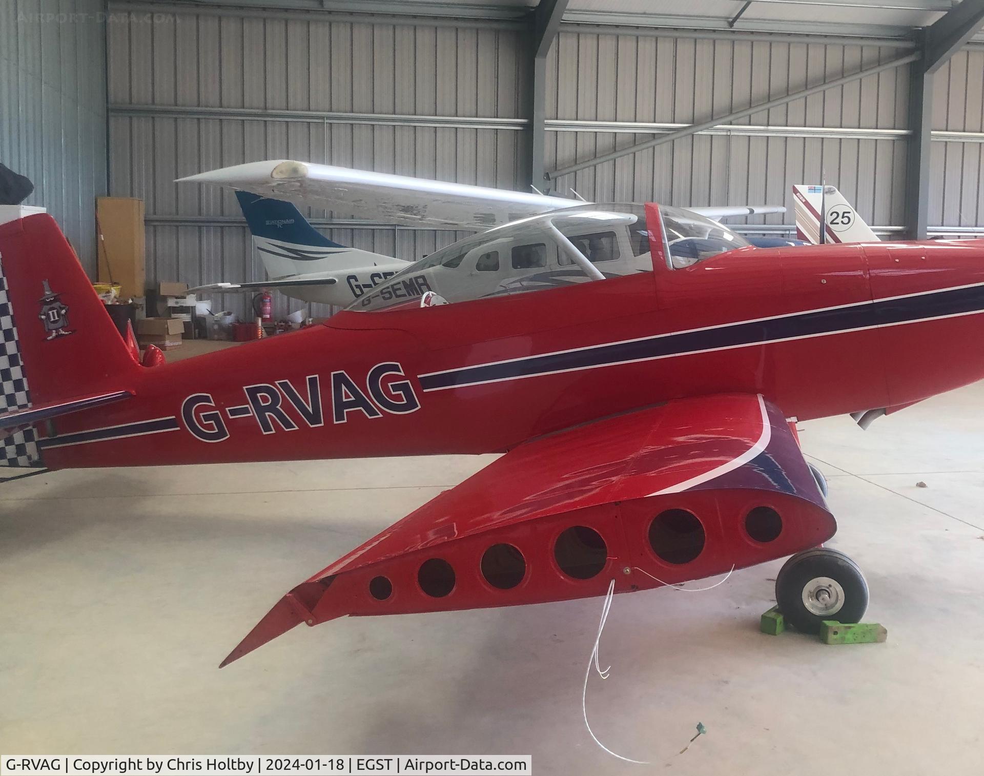 G-RVAG, 2023 Vans RV-8 C/N PFA 303-13603, In the hangar at Elmsett Airfield, Ipswich