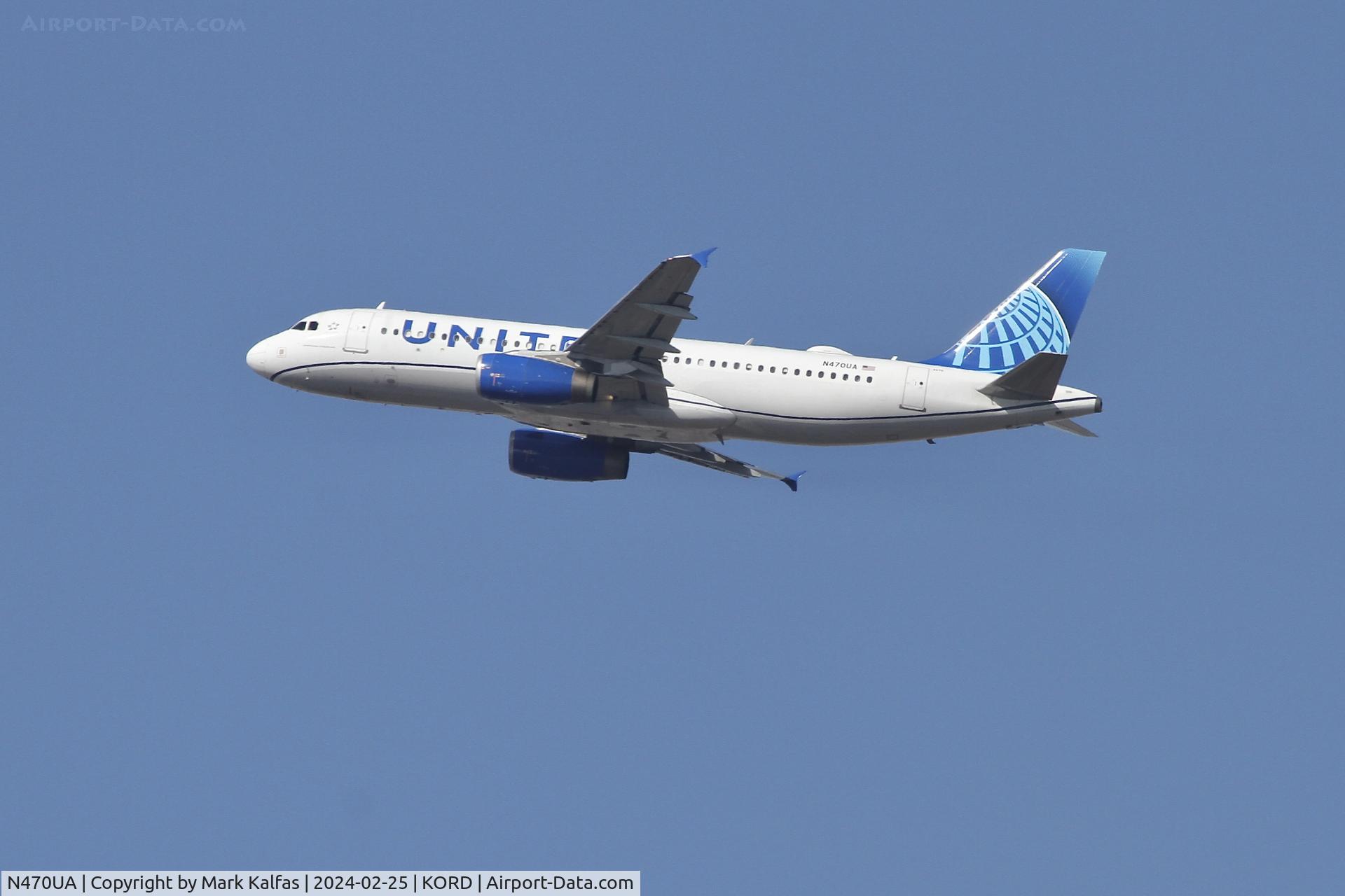 N470UA, 2001 Airbus A320-232 C/N 1427, A320 United Airlines AIRBUS A320-232 N470UA UAL786 ORD-DEN