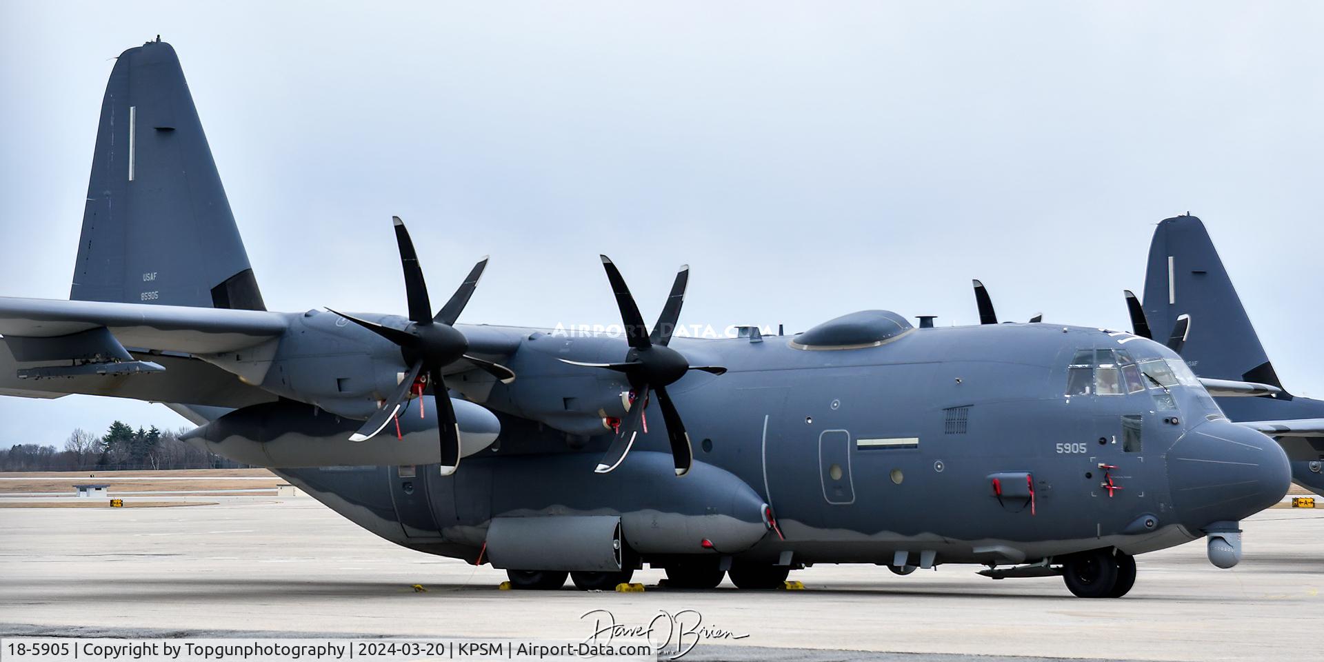 18-5905, 2019 Lockheed Martin AC-130J Ghostrider C/N 382-5905, HEAL13 on the ramp.