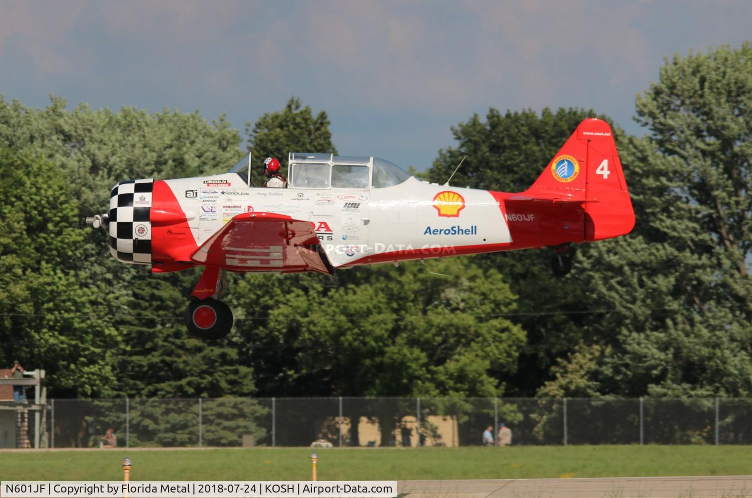 N601JF, 1943 North American AT-6C C/N 88-12151, OSH 18 zx