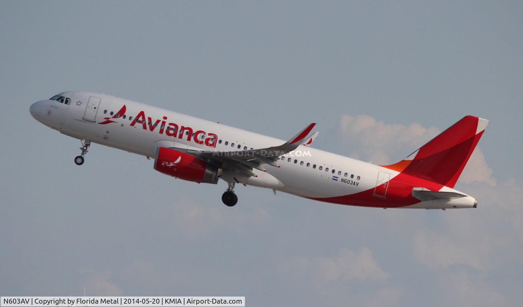 N603AV, 2013 Airbus A320-233 C/N 5840, AVA A320 zx