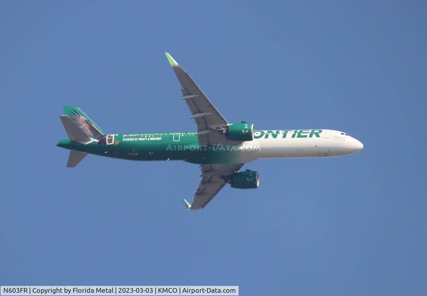 N603FR, 2022 Airbus A321-271NX C/N 11032, FFT A321N Frederick zx SJU-MCO