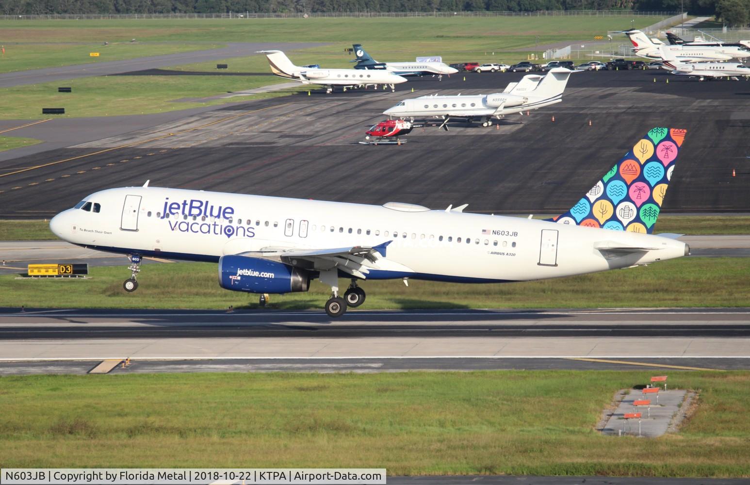 N603JB, 2005 Airbus A320-232 C/N 2352, JBU A320 Vacations zx JFK-TPA