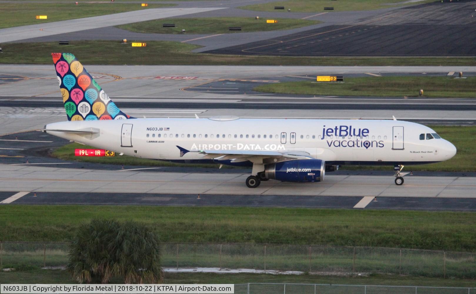 N603JB, 2005 Airbus A320-232 C/N 2352, JBU A320 Vacations zx TPA-JFK