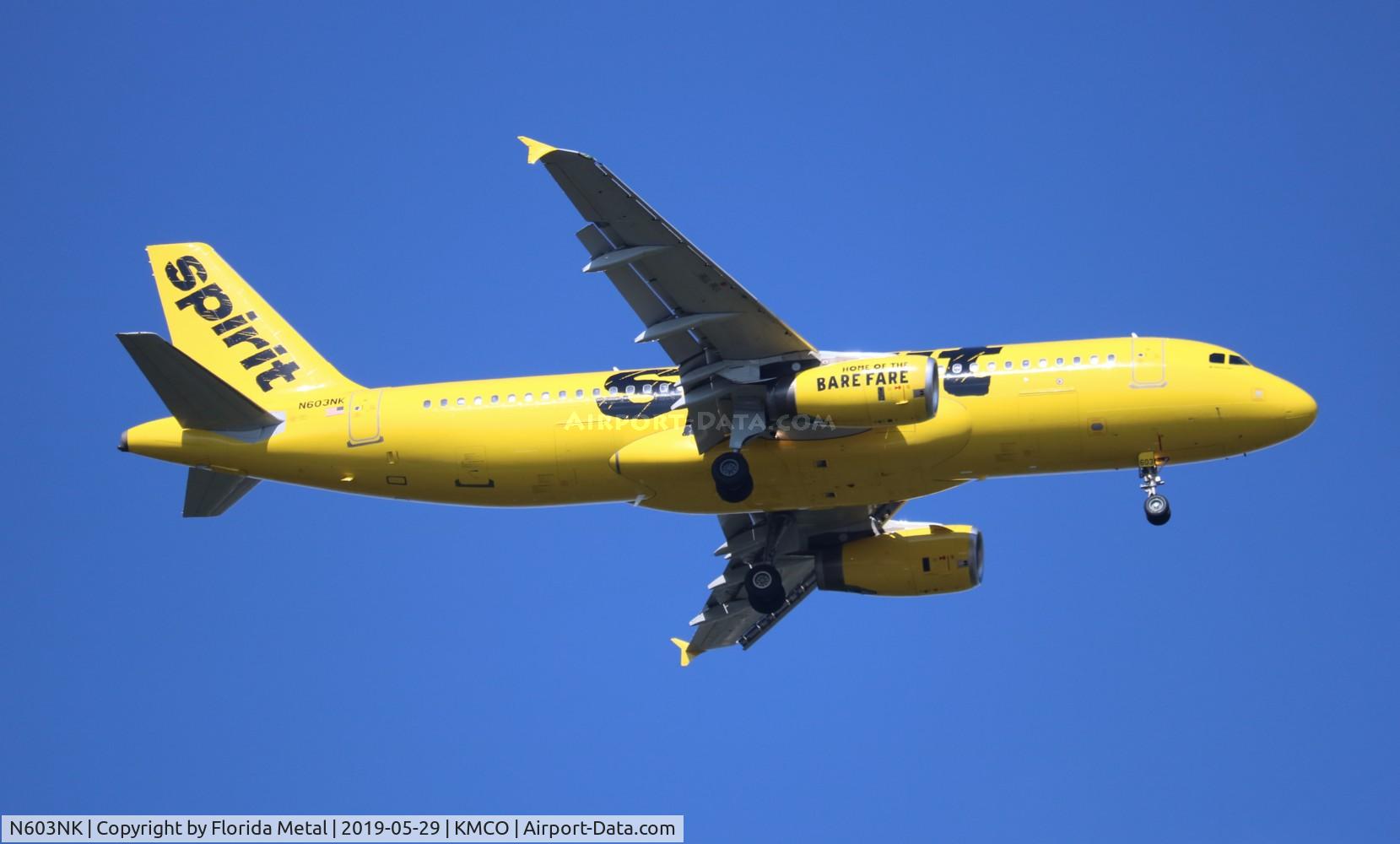 N603NK, 2010 Airbus A320-232 C/N 4321, NKS A320 yellow zx LGA-MCO