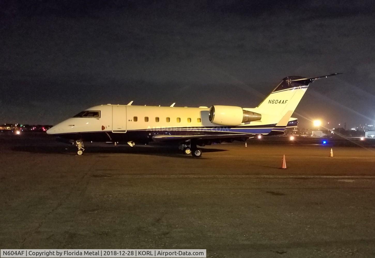N604AF, 2000 Bombardier Challenger 604 (CL-600-2B16) C/N 5444, Challenger 604 zx