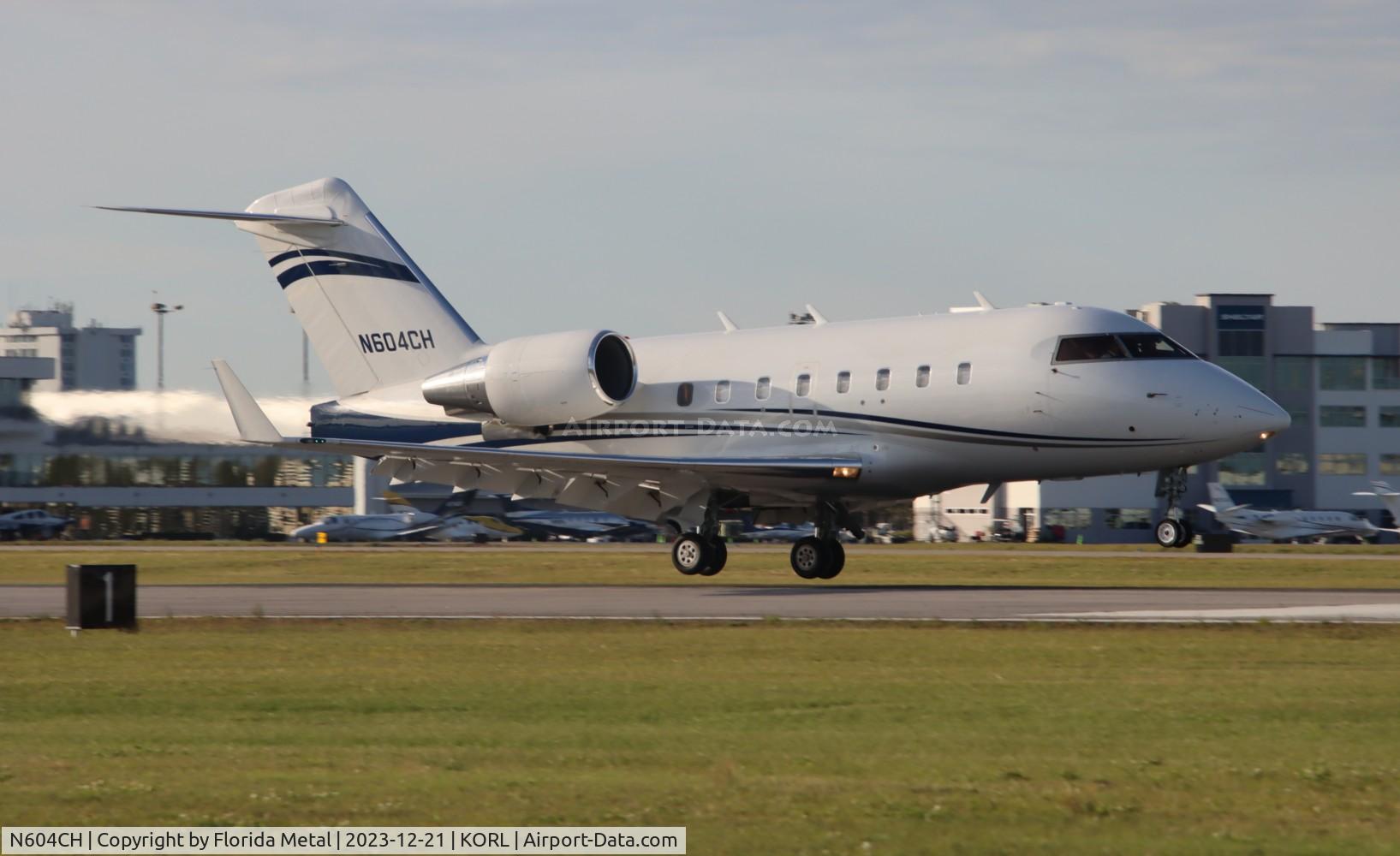 N604CH, 1997 Canadair Challenger 604 (CL-600-2B16) C/N 5350, Challenger 604 zx SDL-ORL