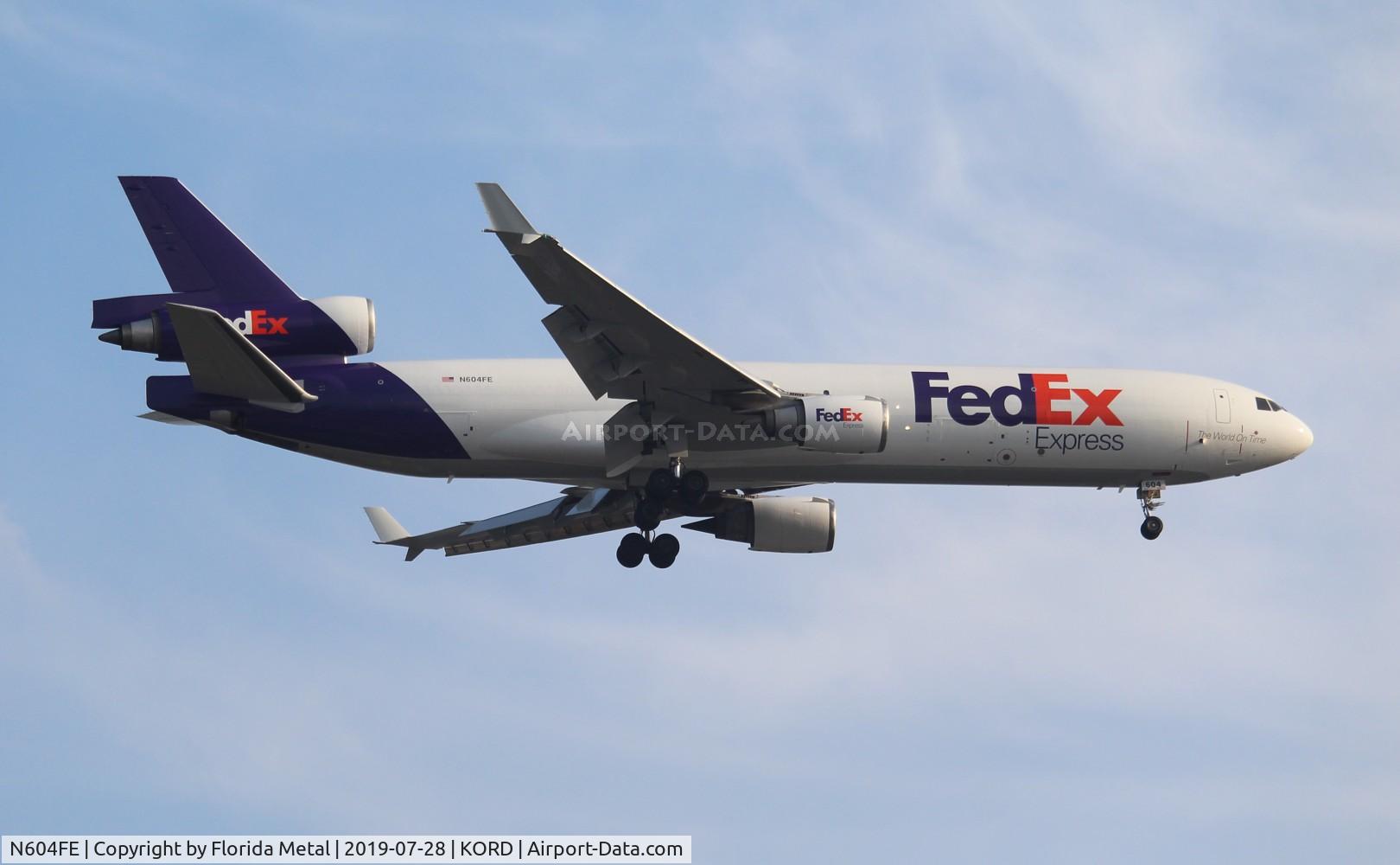 N604FE, 1992 McDonnell Douglas MD-11F C/N 48460, FDX MD-11F zx MEM-ORD