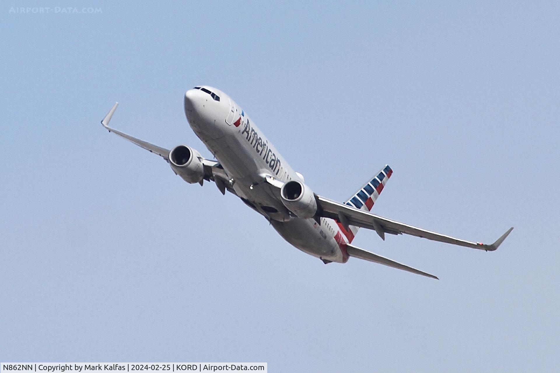 N862NN, 2010 Boeing 737-823 C/N 30905, B738 American Airlines Boeing 737-823 N862NN AAL2279 ORD-CLT