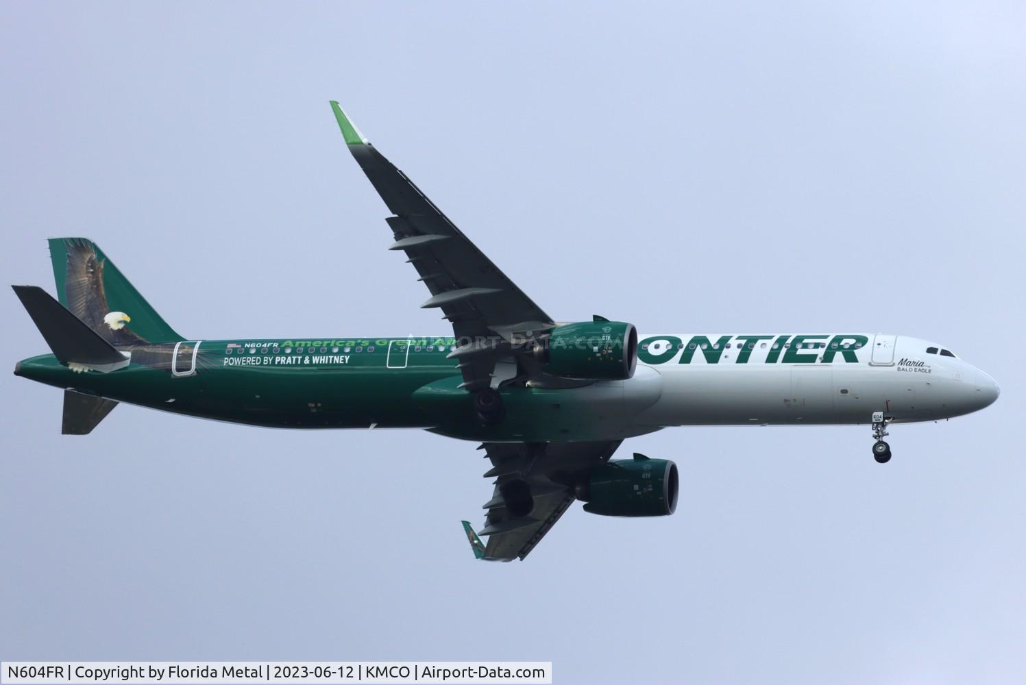 N604FR, 2022 Airbus A321-271NX C/N 11086, FFT A321N Maria zx SJU-MCO