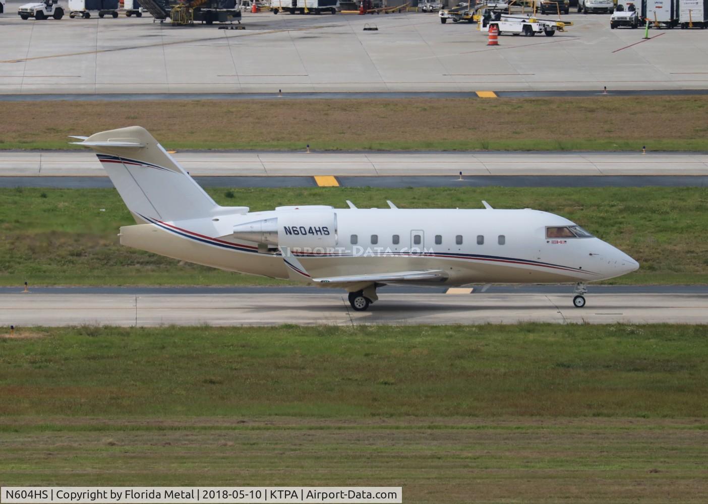 N604HS, 1996 Canadair Challenger 604 (CL-600-2B16) C/N 5311, Challenger 604 zx