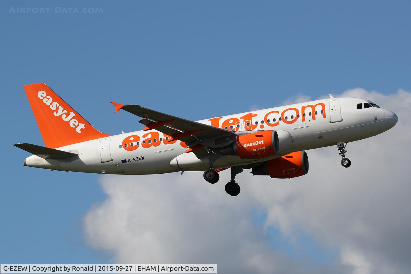 G-EZEW, 2004 Airbus A319-111 C/N 2300, at spl