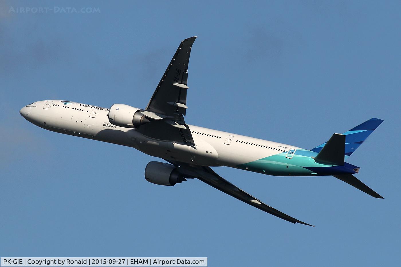 PK-GIE, 2013 Boeing 777-3U3/ER C/N 29147, at spl