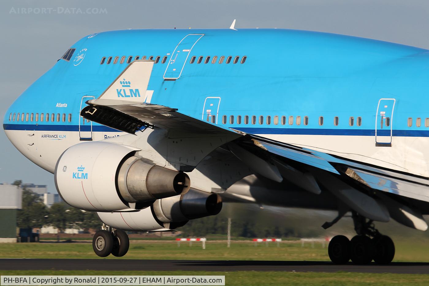 PH-BFA, 1989 Boeing 747-406 C/N 23999, at spl
