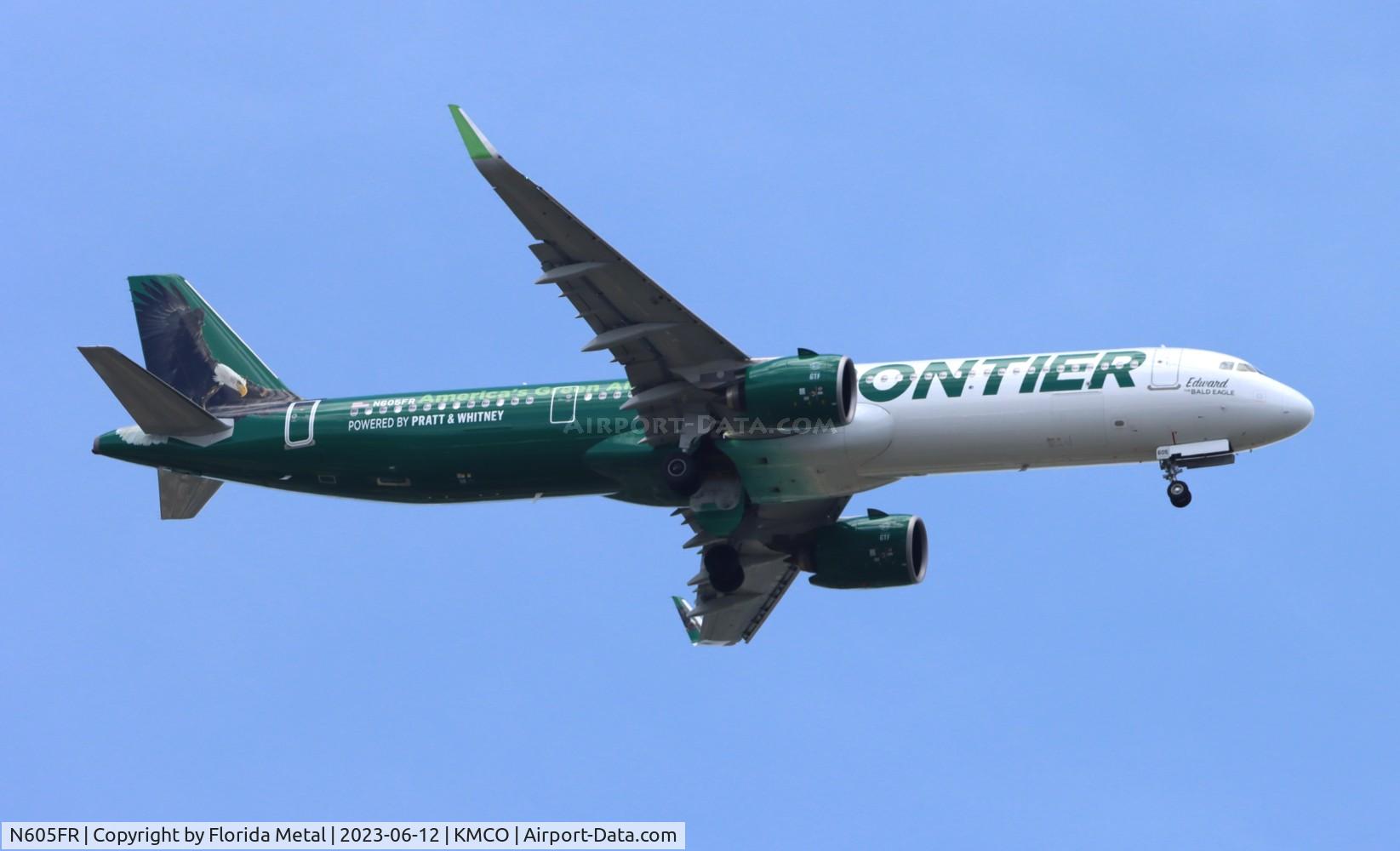 N605FR, 2022 Airbus A321-271NX C/N 11161, FFT A321N zx PHL-MCO