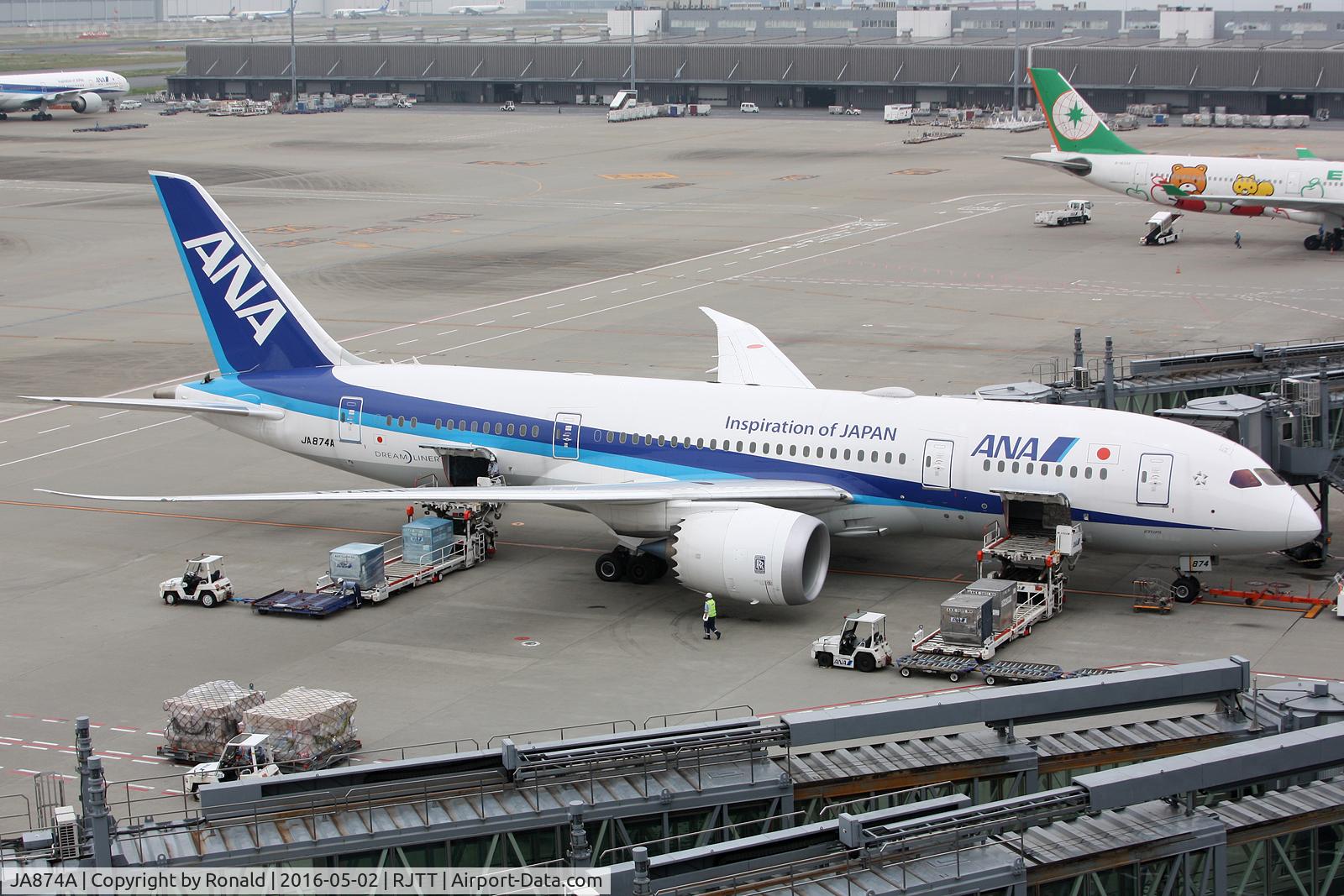 JA874A, 2015 Boeing 787-8 Dreamliner C/N 34503, at hnd
