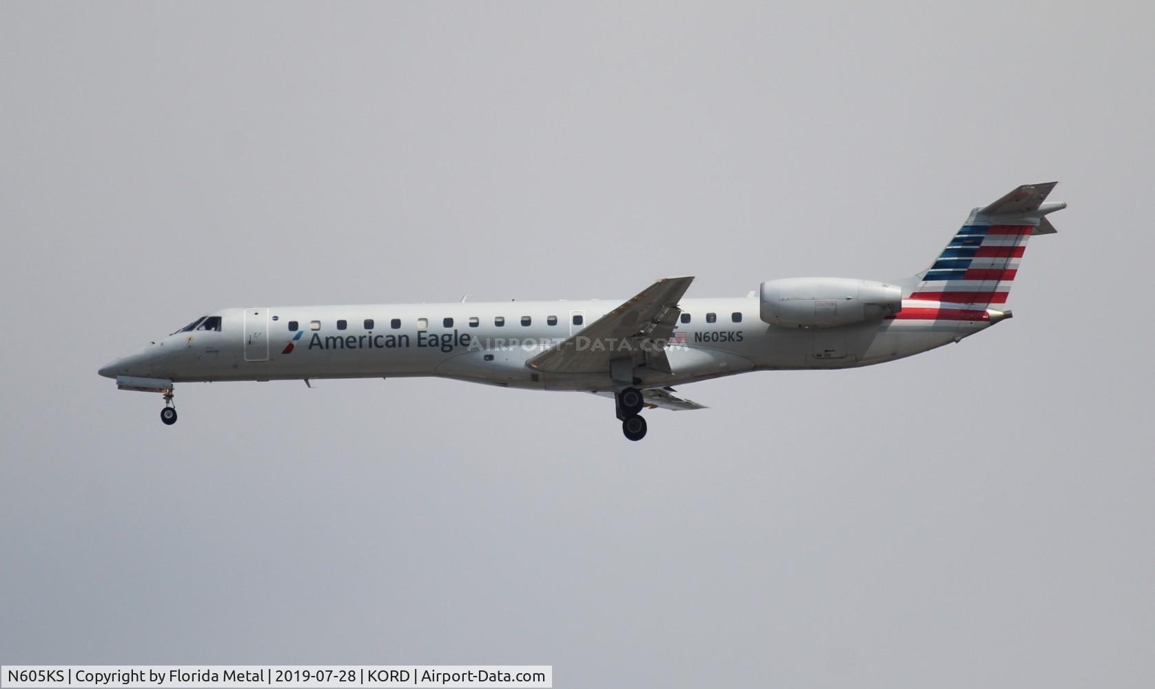 N605KS, 1998 Embraer ERJ-145LR (EMB-145LR) C/N 145059, ENY/AE E145 zx CMH-ORD