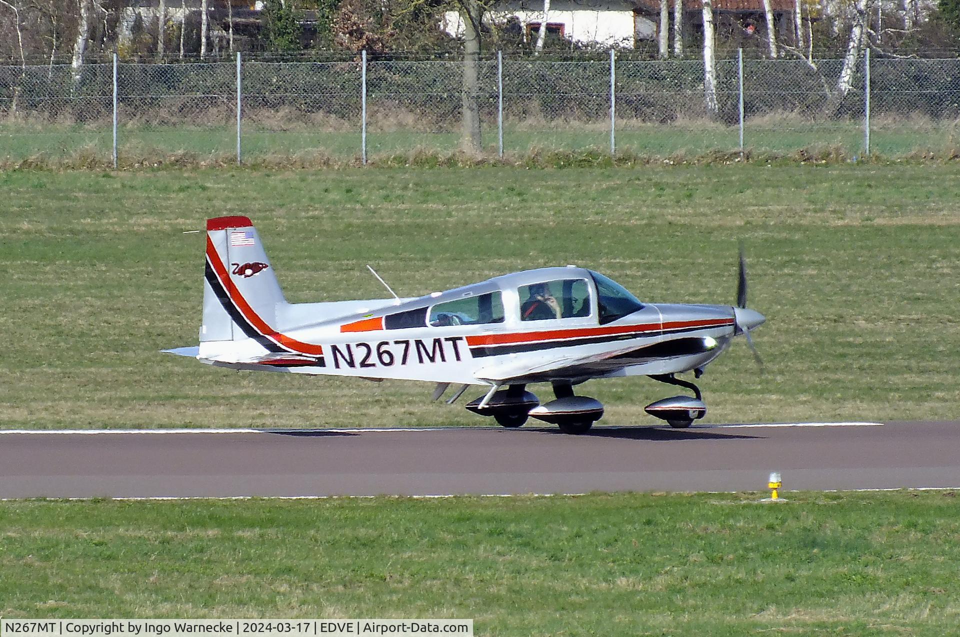 N267MT, Grumman American AA-5B Tiger C/N AA5A0005, Grumman American AA-5B Tiger at Braunschweig/Wolfsburg airport, Waggum