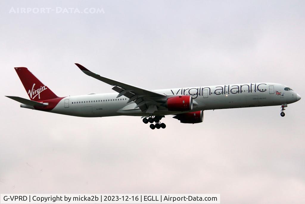 G-VPRD, 2019 Airbus A350-1041 C/N 319, Landing