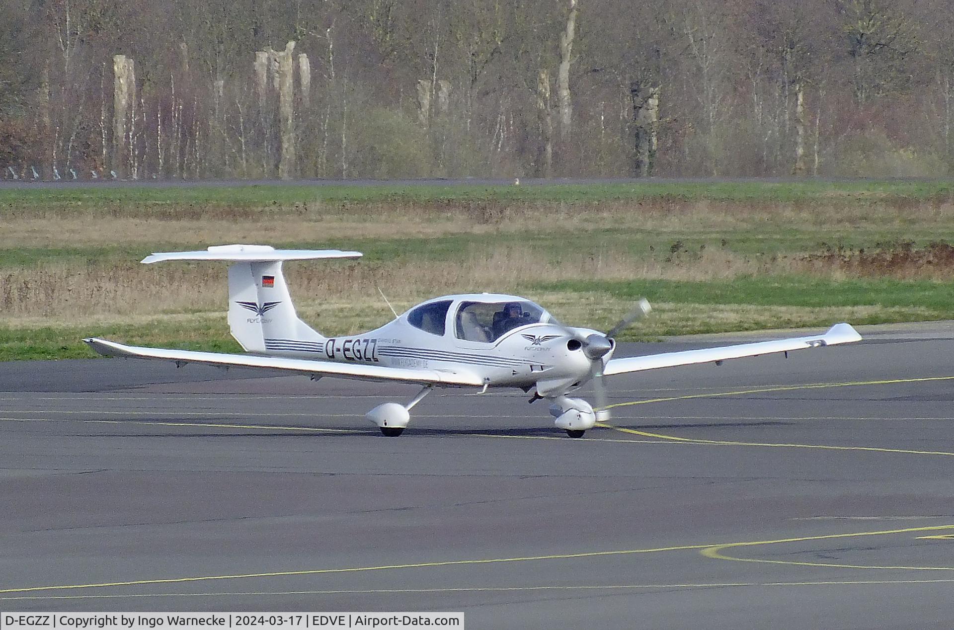 D-EGZZ, 2006 Diamond DA-40D Diamond Star C/N D4.195, Diamond DA-40D Diamond Star at Braunschweig/Wolfsburg airport, Waggum