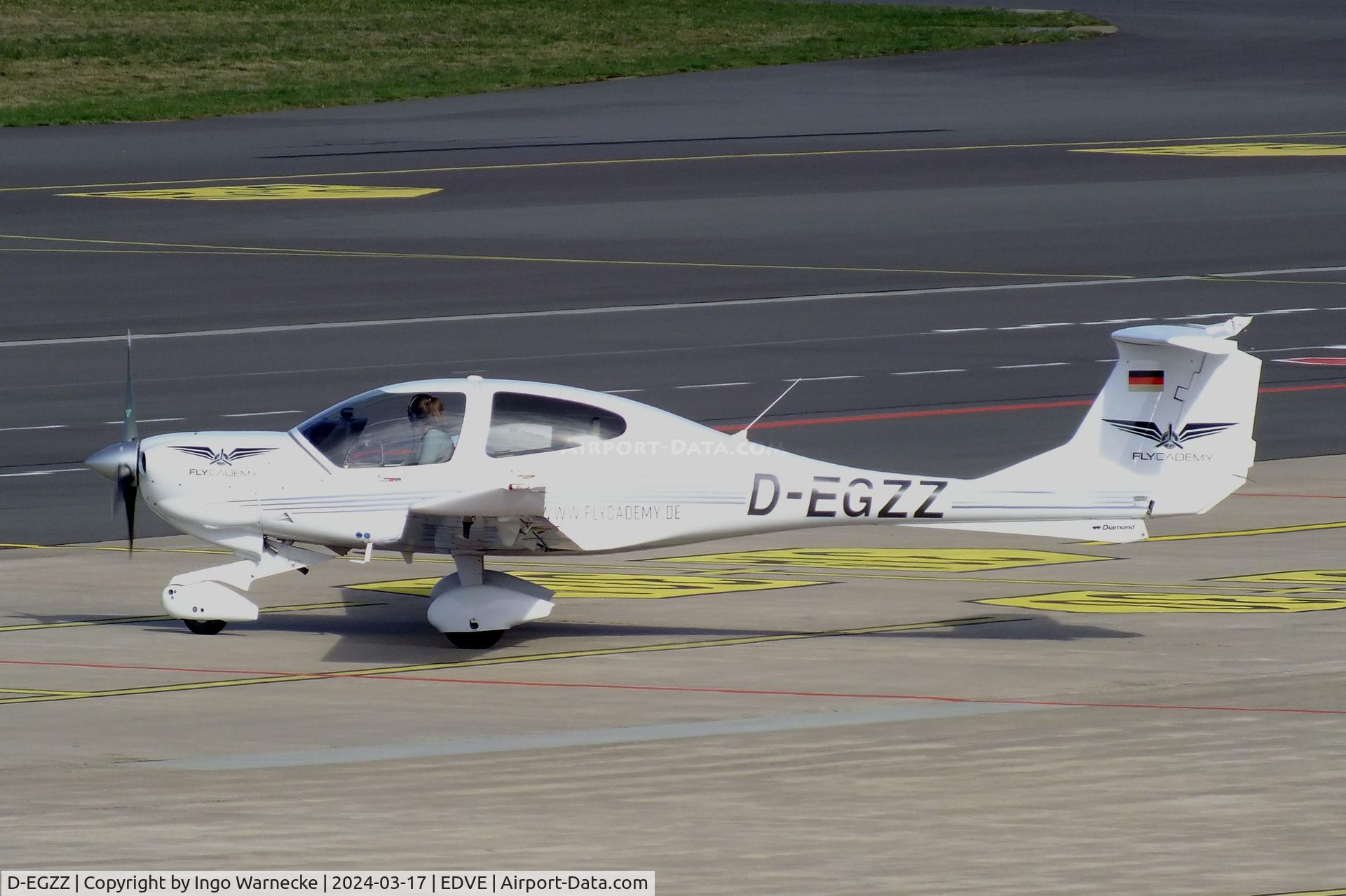 D-EGZZ, 2006 Diamond DA-40D Diamond Star C/N D4.195, Diamond DA-40D Diamond Star at Braunschweig/Wolfsburg airport, Waggum