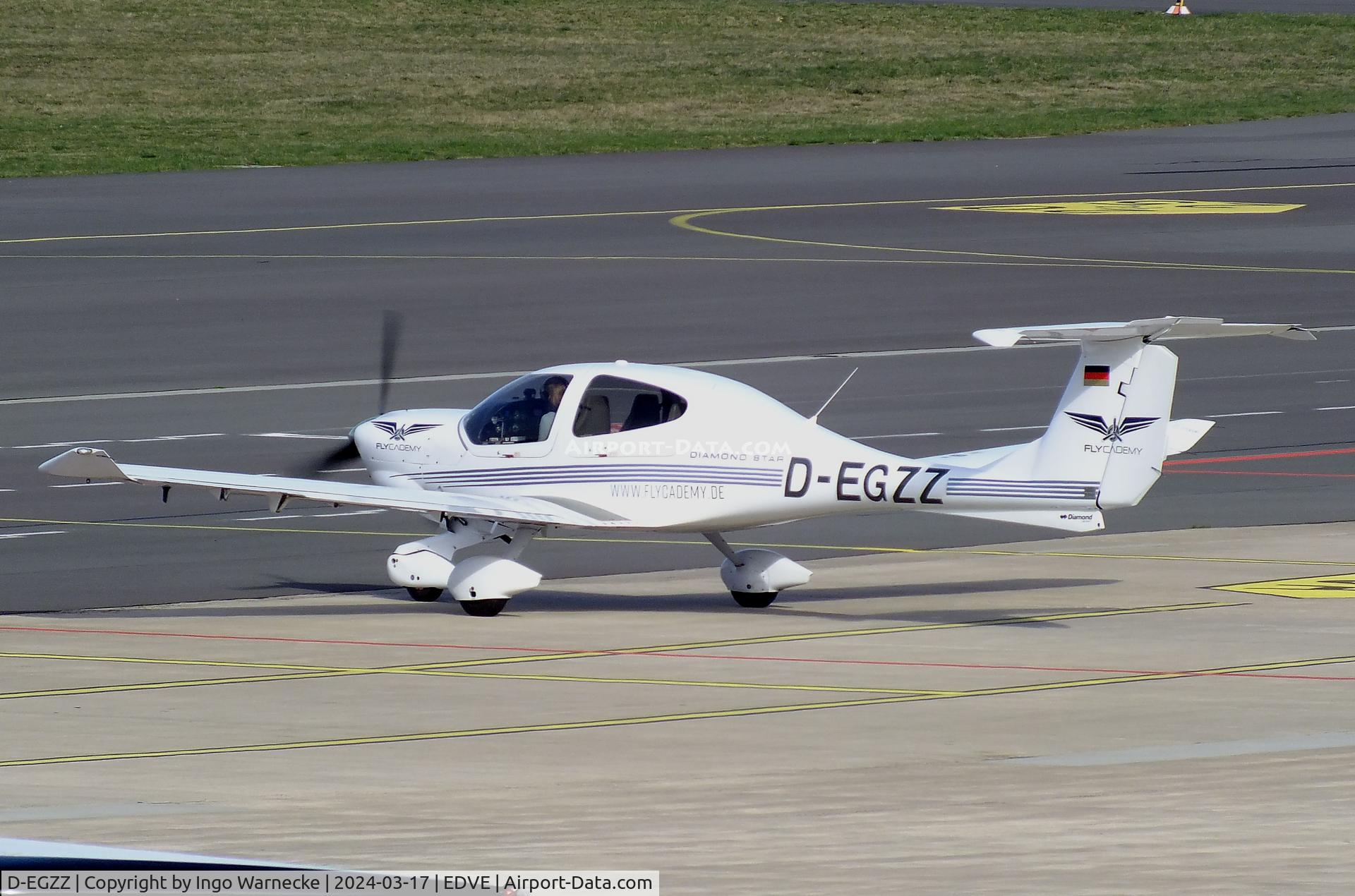 D-EGZZ, 2006 Diamond DA-40D Diamond Star C/N D4.195, Diamond DA-40D Diamond Star at Braunschweig/Wolfsburg airport, Waggum
